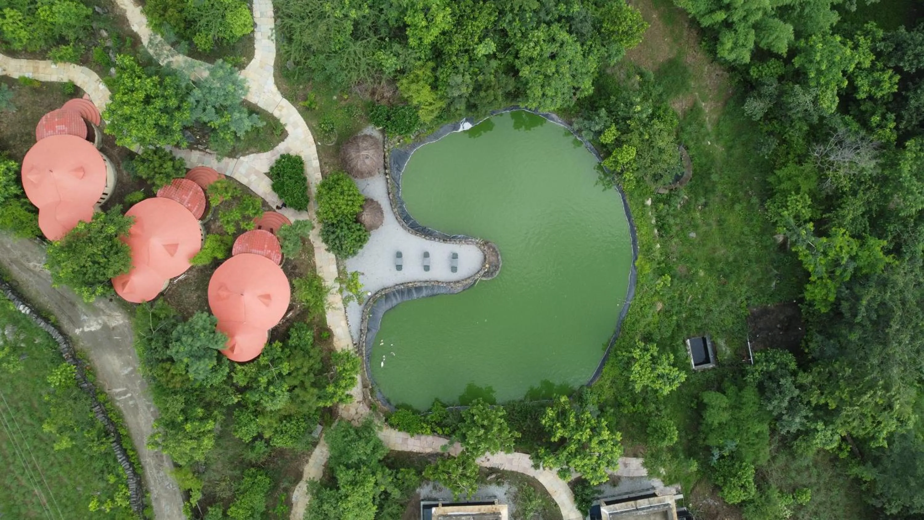 Bird's eye view in Bella Basera