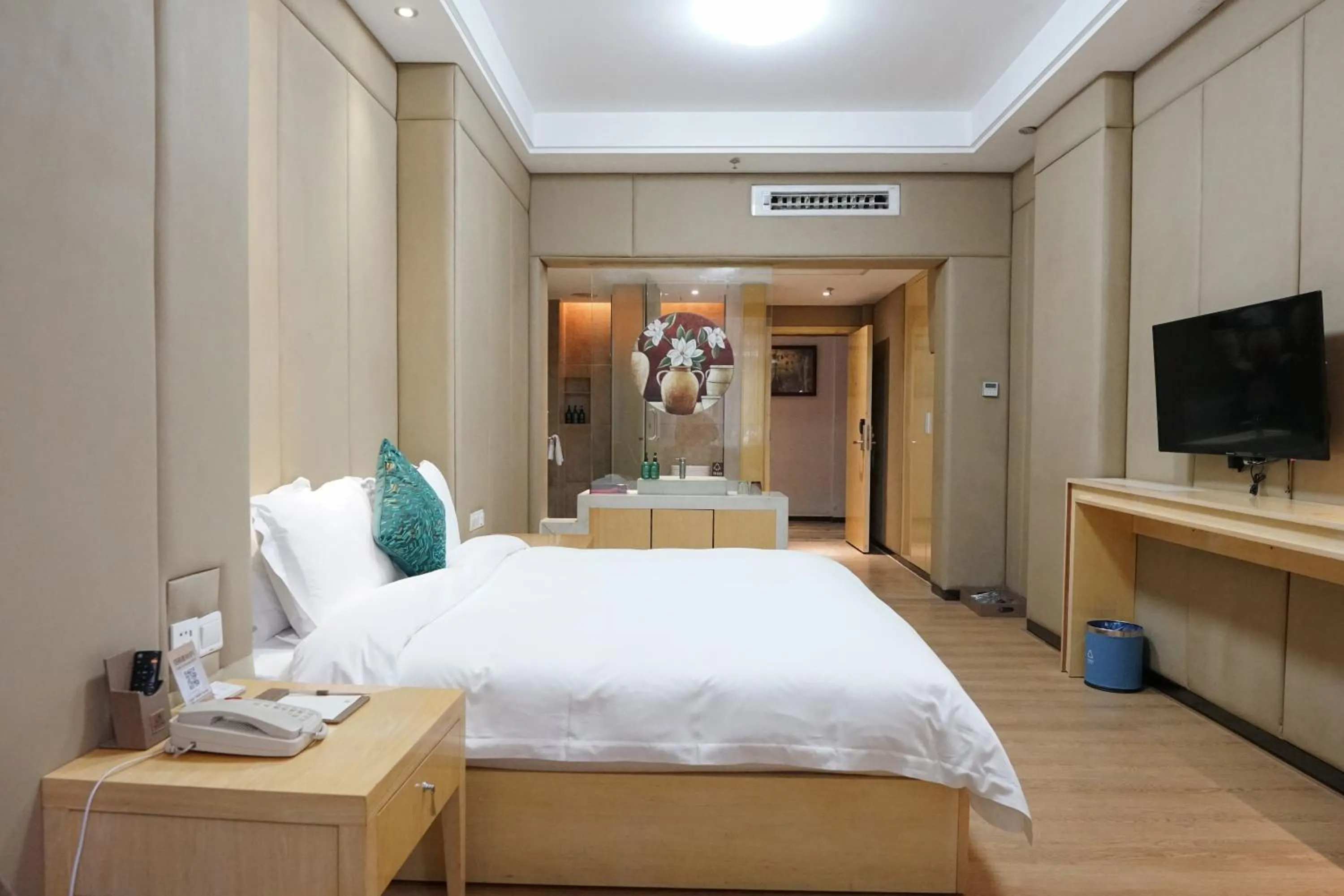 Bed in Paco Hotel Ouzhuang Metro Guangzhou