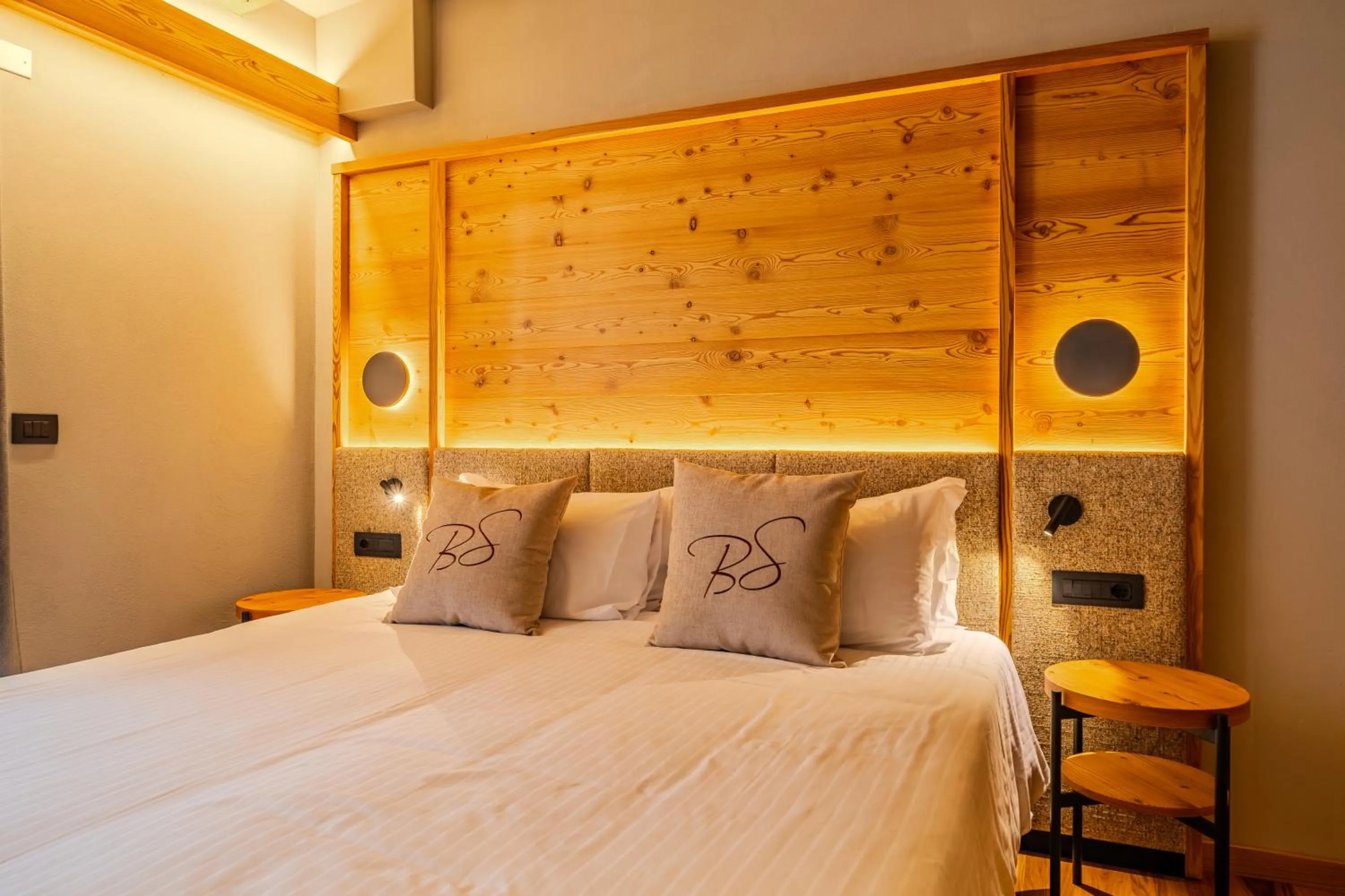 Bed in Hotel Bel Sit Wellness Spa