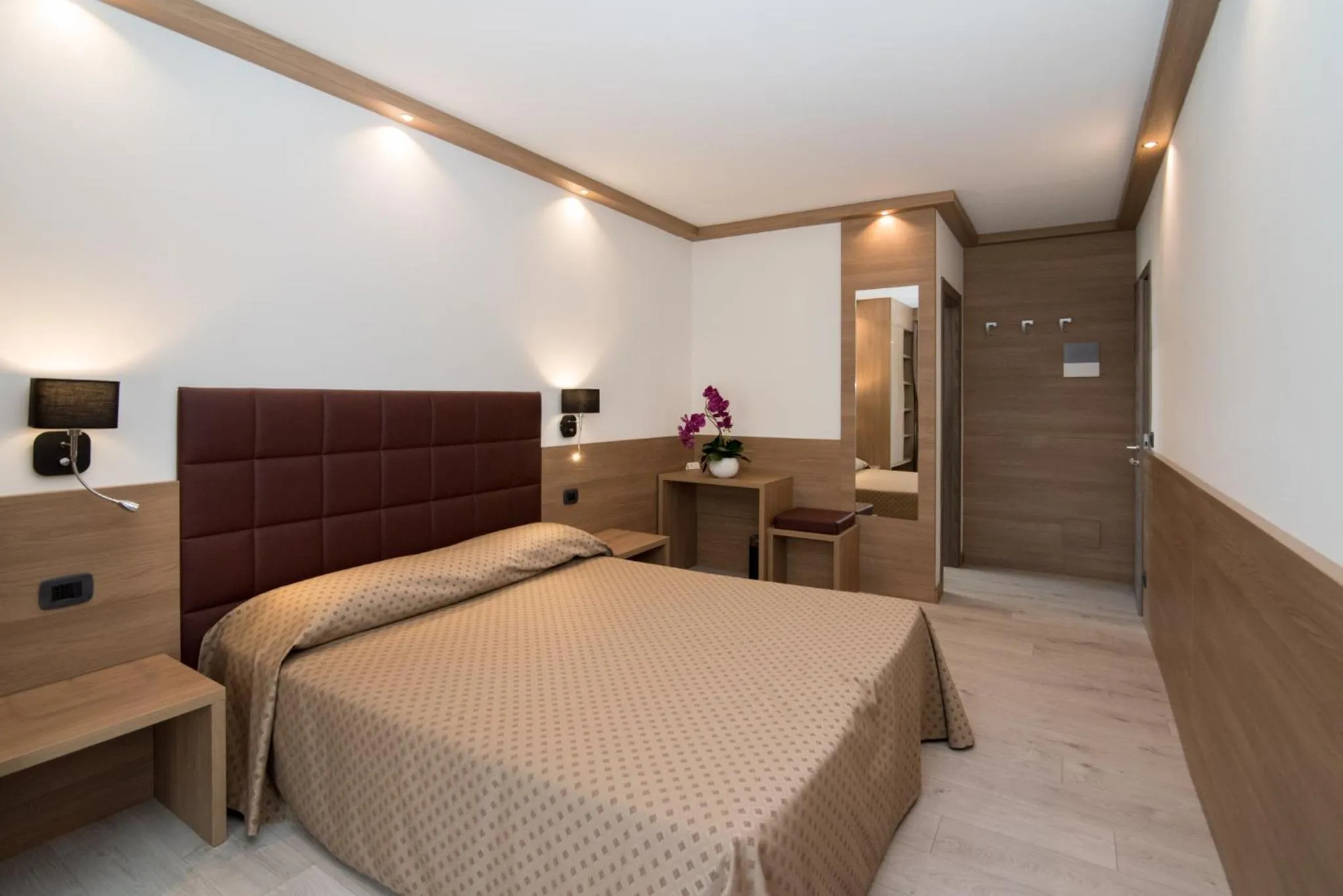 Bed in Hotel Bel Sit Wellness Spa