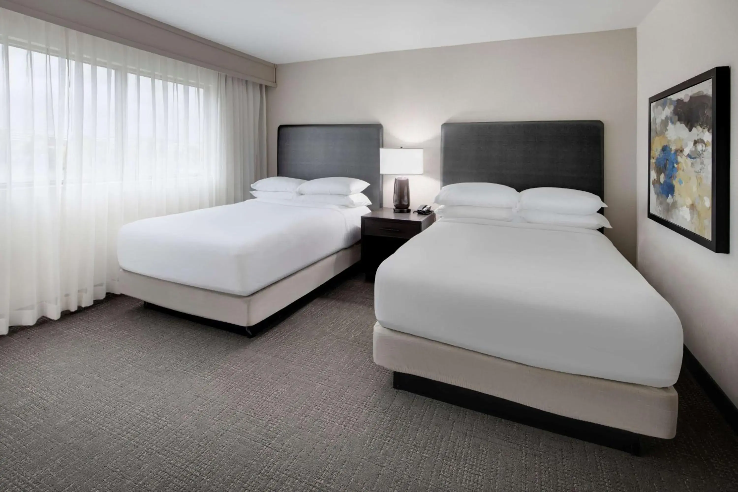 Bed in Embassy Suites by Hilton Detroit Troy Auburn Hills Bed in Embassy Suites by Hilton Detroit Troy Auburn Hills