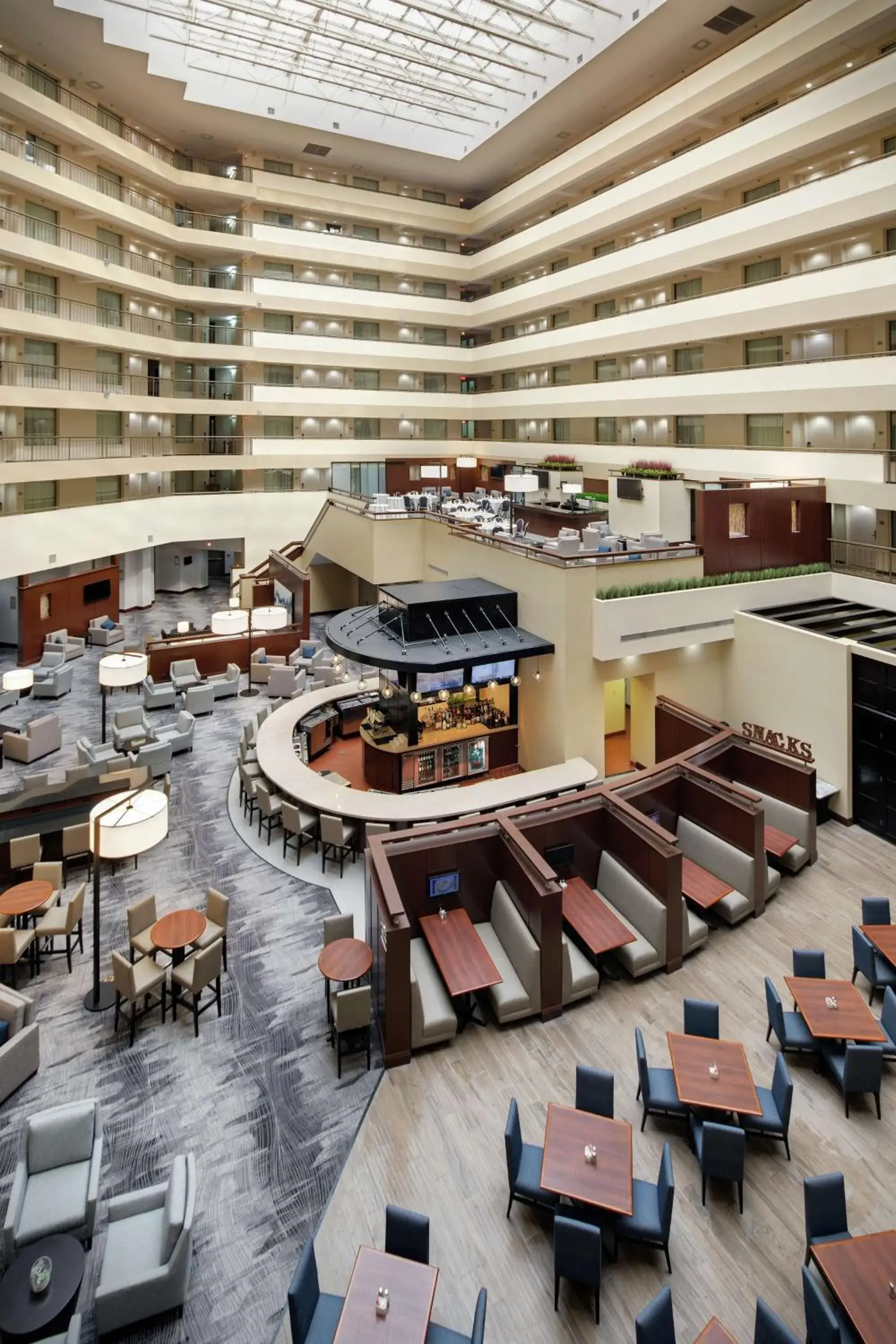 Lobby or reception in Embassy Suites by Hilton Detroit Troy Auburn Hills Lobby or reception in Embassy Suites by Hilton Detroit Troy Auburn Hills