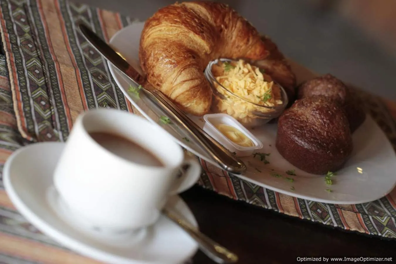 Food in Bains Lodge - Sustainable Electricity