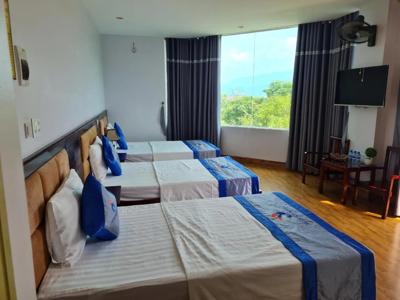 Bed in Minh Sơn HOTEL