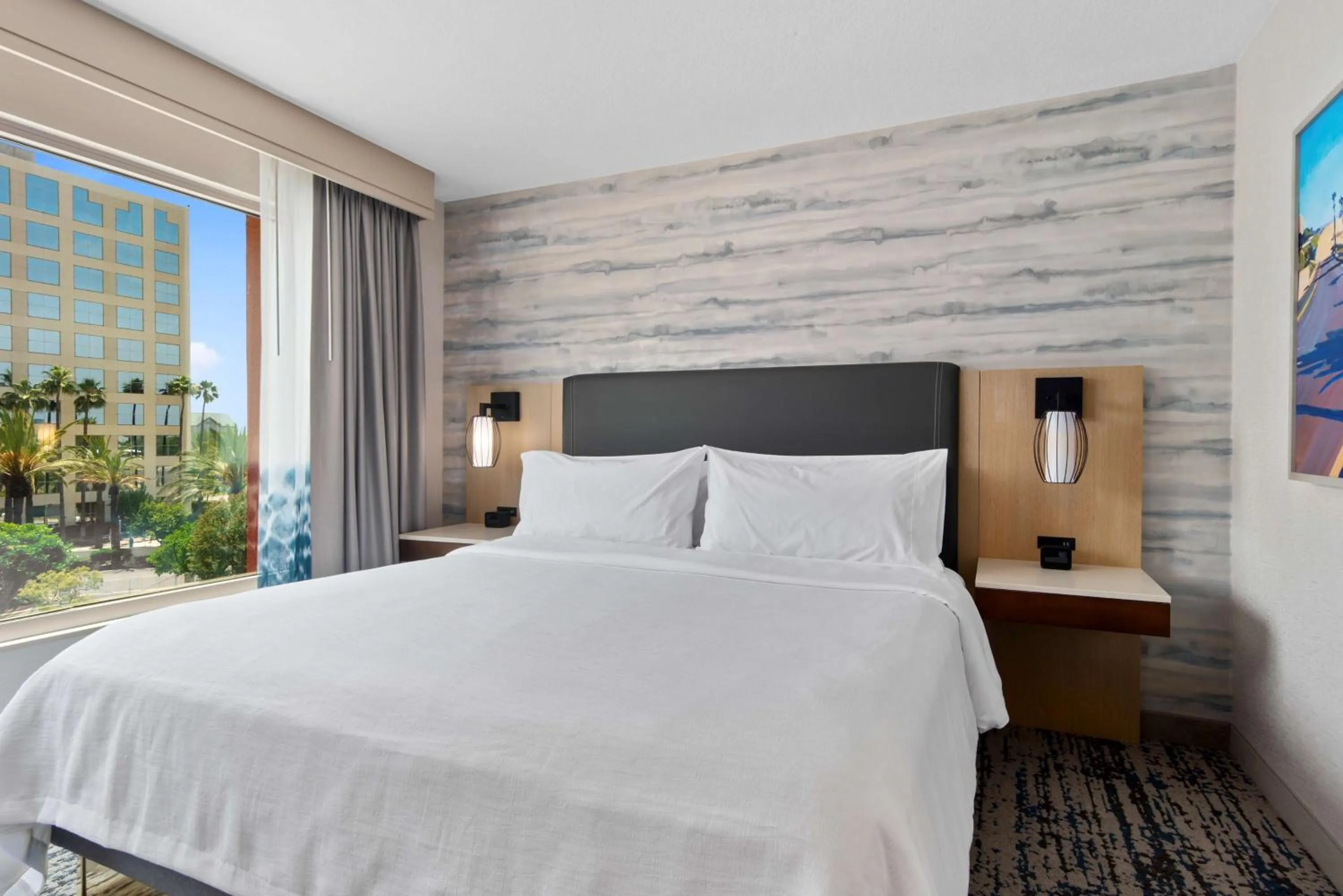 Bed in Embassy Suites by Hilton Anaheim South