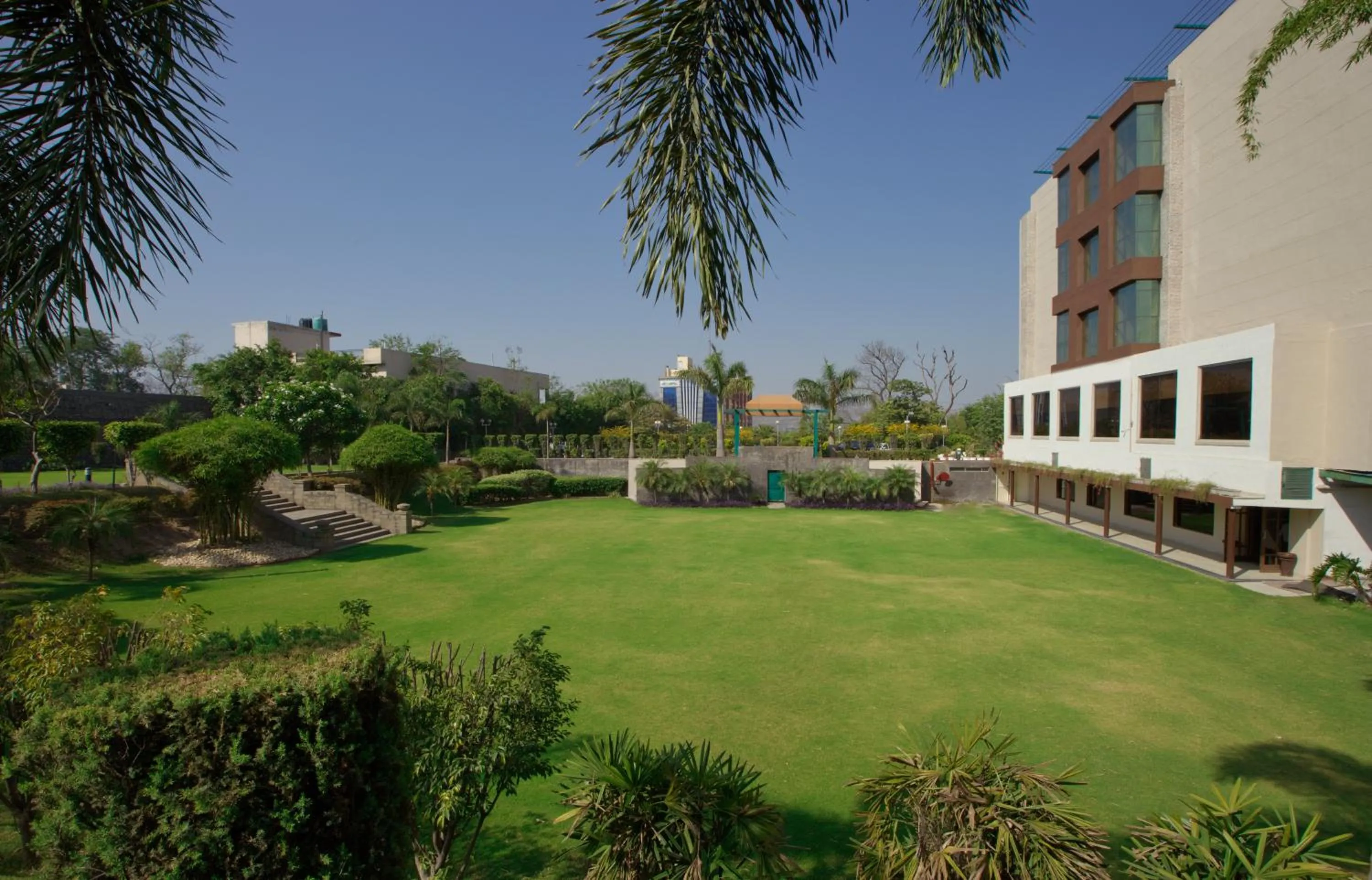 Garden view in Lemon Tree Hotel Baddi