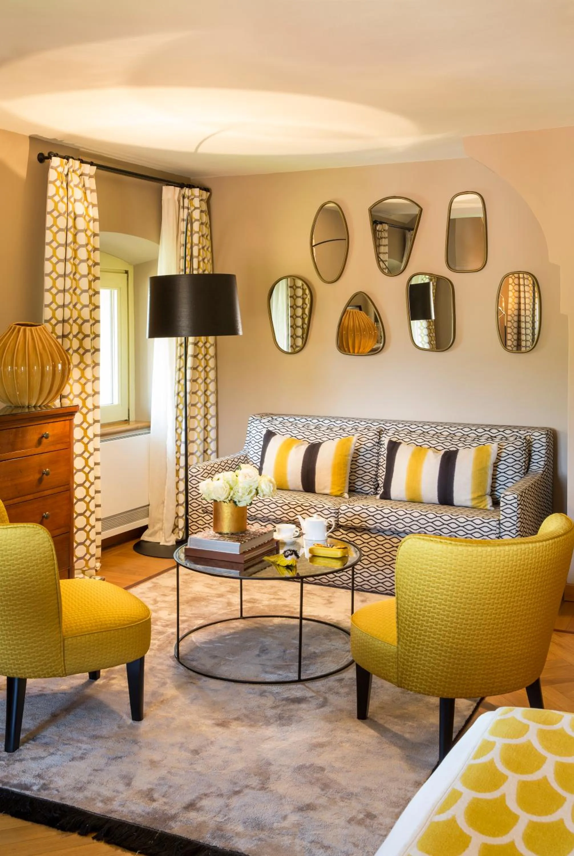 Living room in L'Albereta Relais & Chateaux