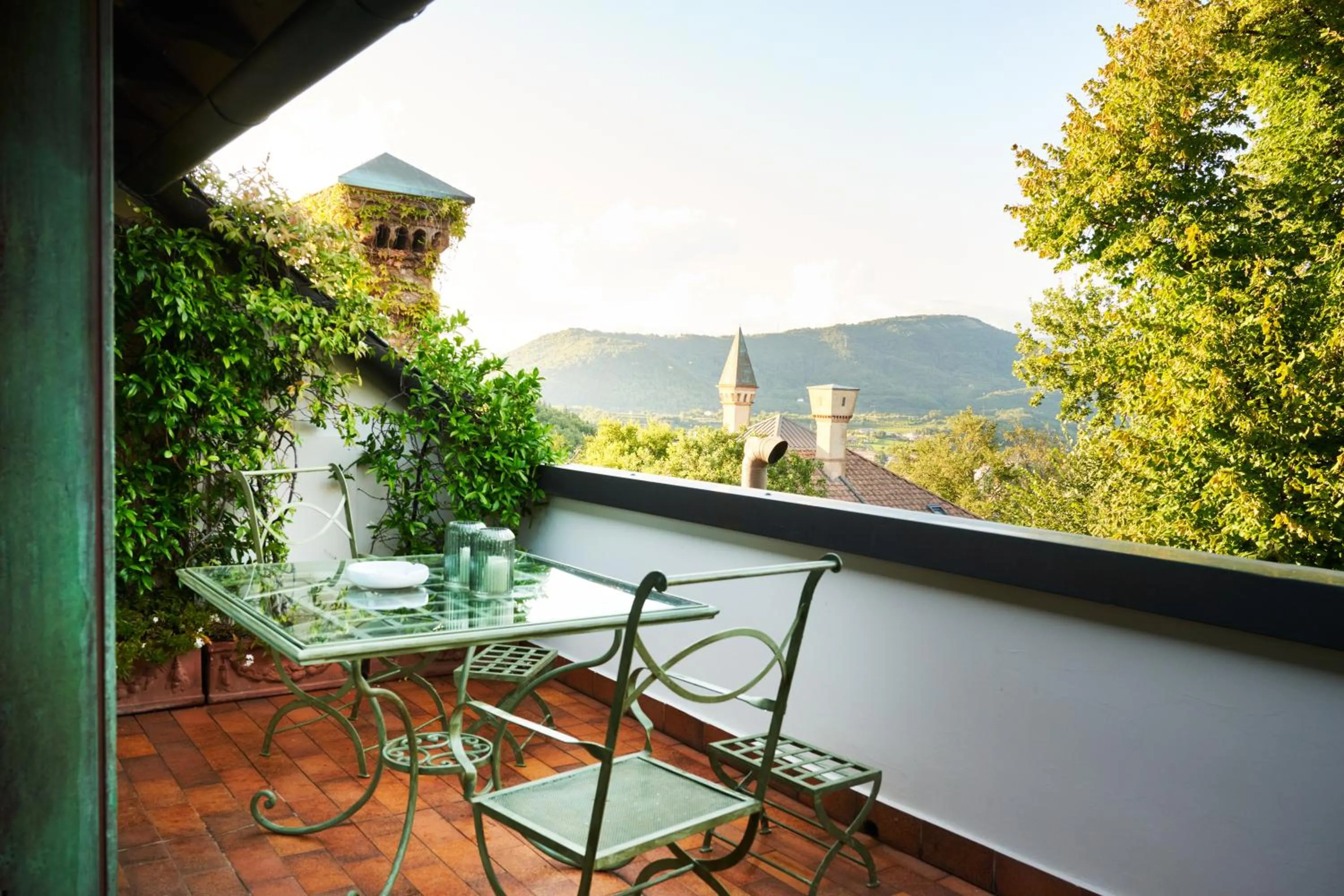 Balcony/Terrace in L'Albereta Relais & Chateaux