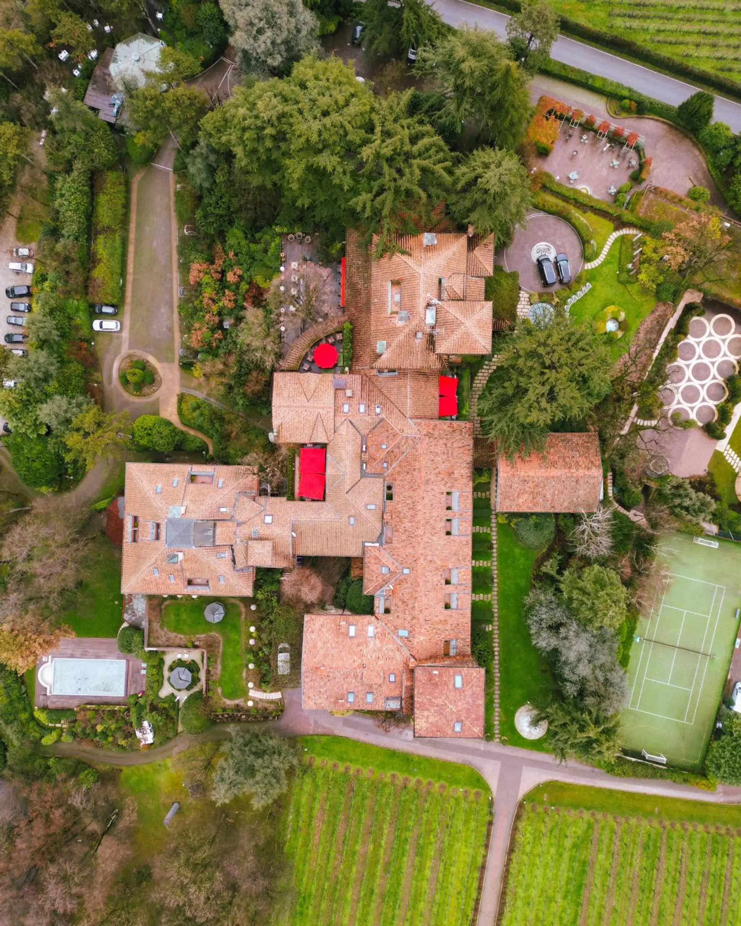 Bird's eye view in L'Albereta Relais & Chateaux Bird's eye view in L'Albereta Relais & Chateaux