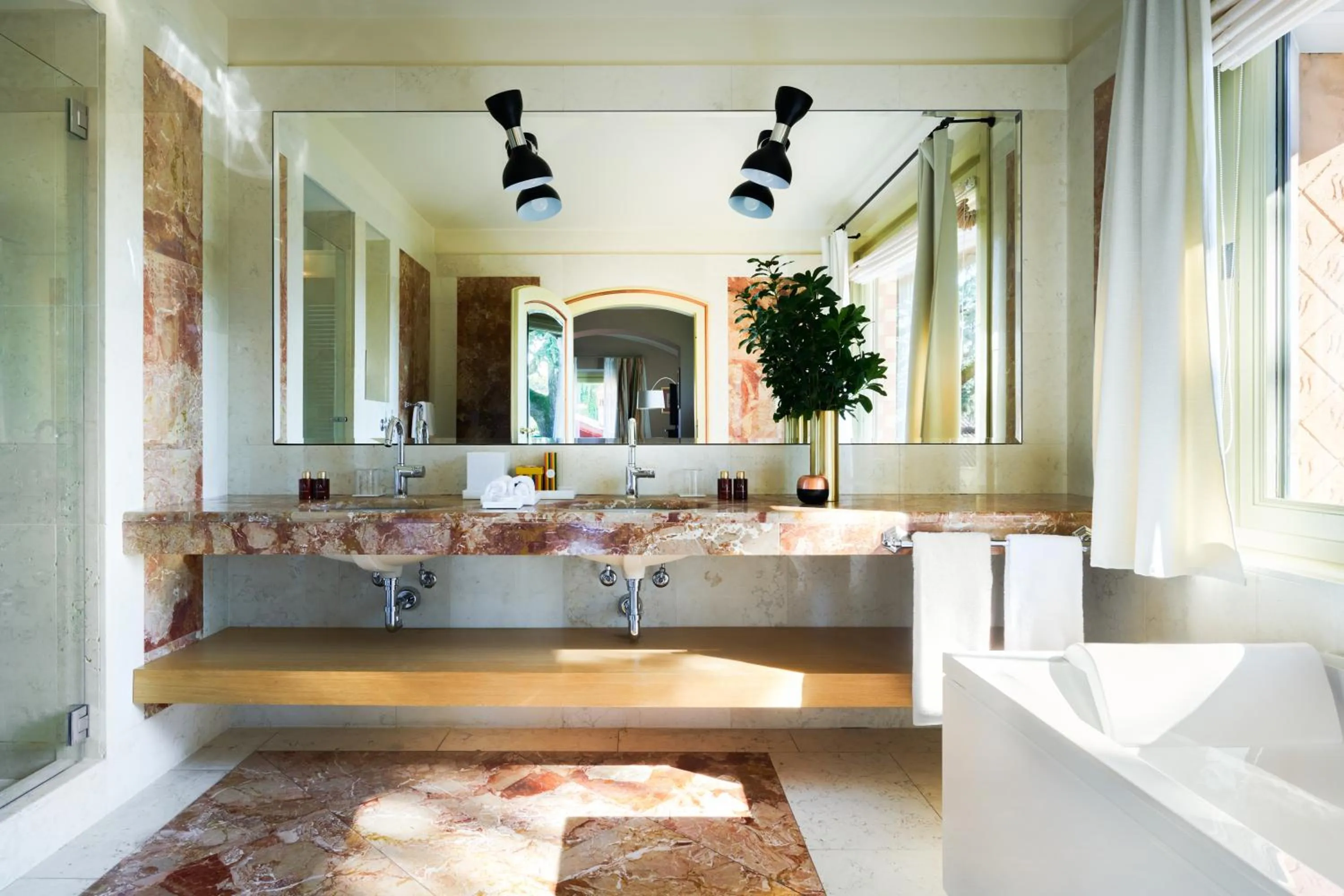 Bathroom in L'Albereta Relais & Chateaux