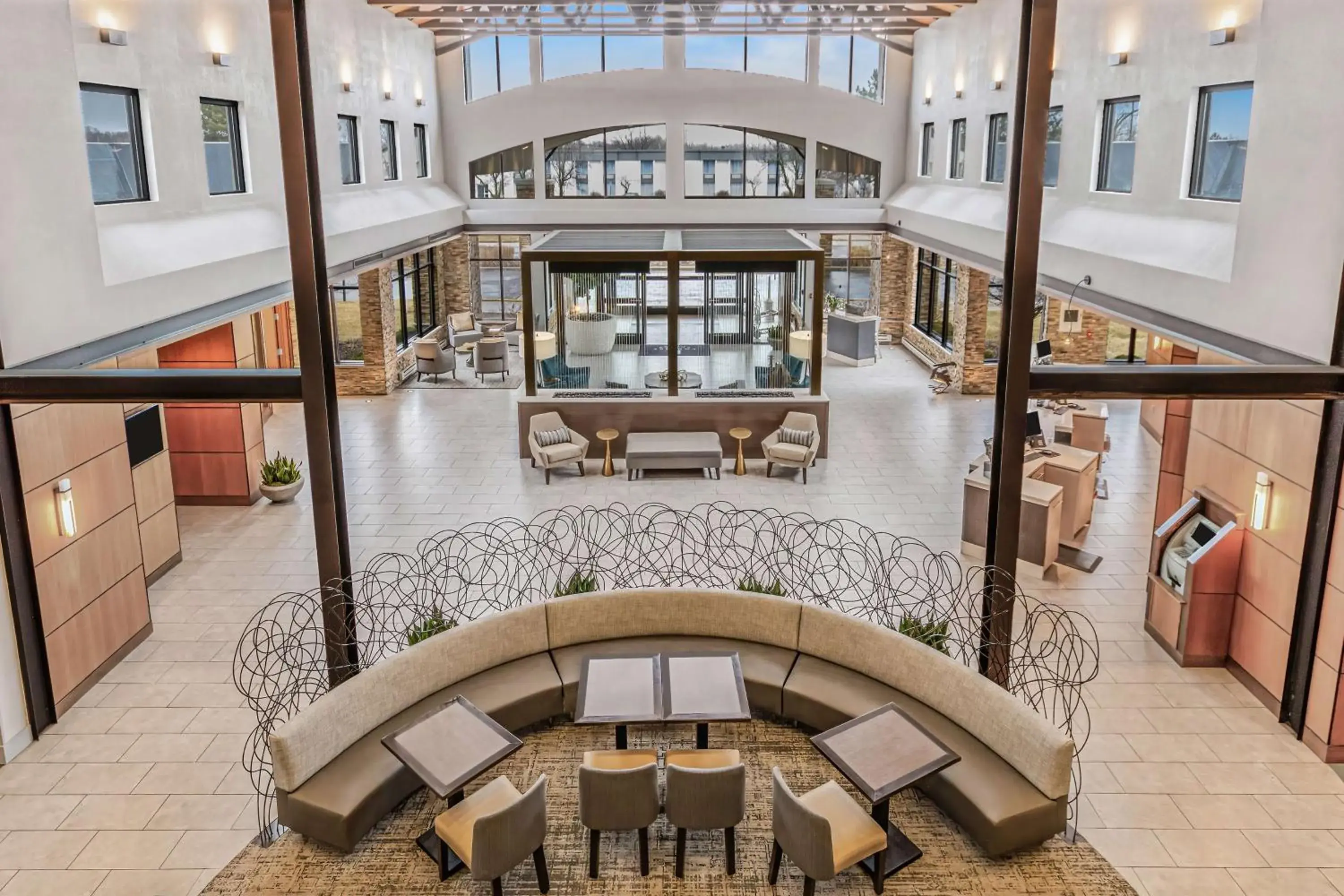 Lobby or reception in Embassy Suites by Hilton Detroit Metro Airport Lobby or reception in Embassy Suites by Hilton Detroit Metro Airport