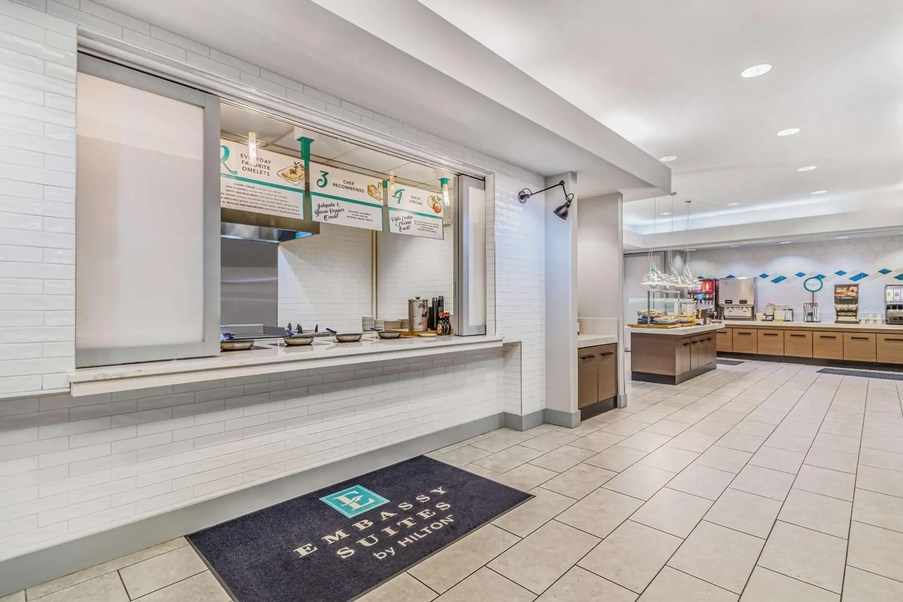 Breakfast in Embassy Suites by Hilton Detroit Metro Airport Breakfast in Embassy Suites by Hilton Detroit Metro Airport