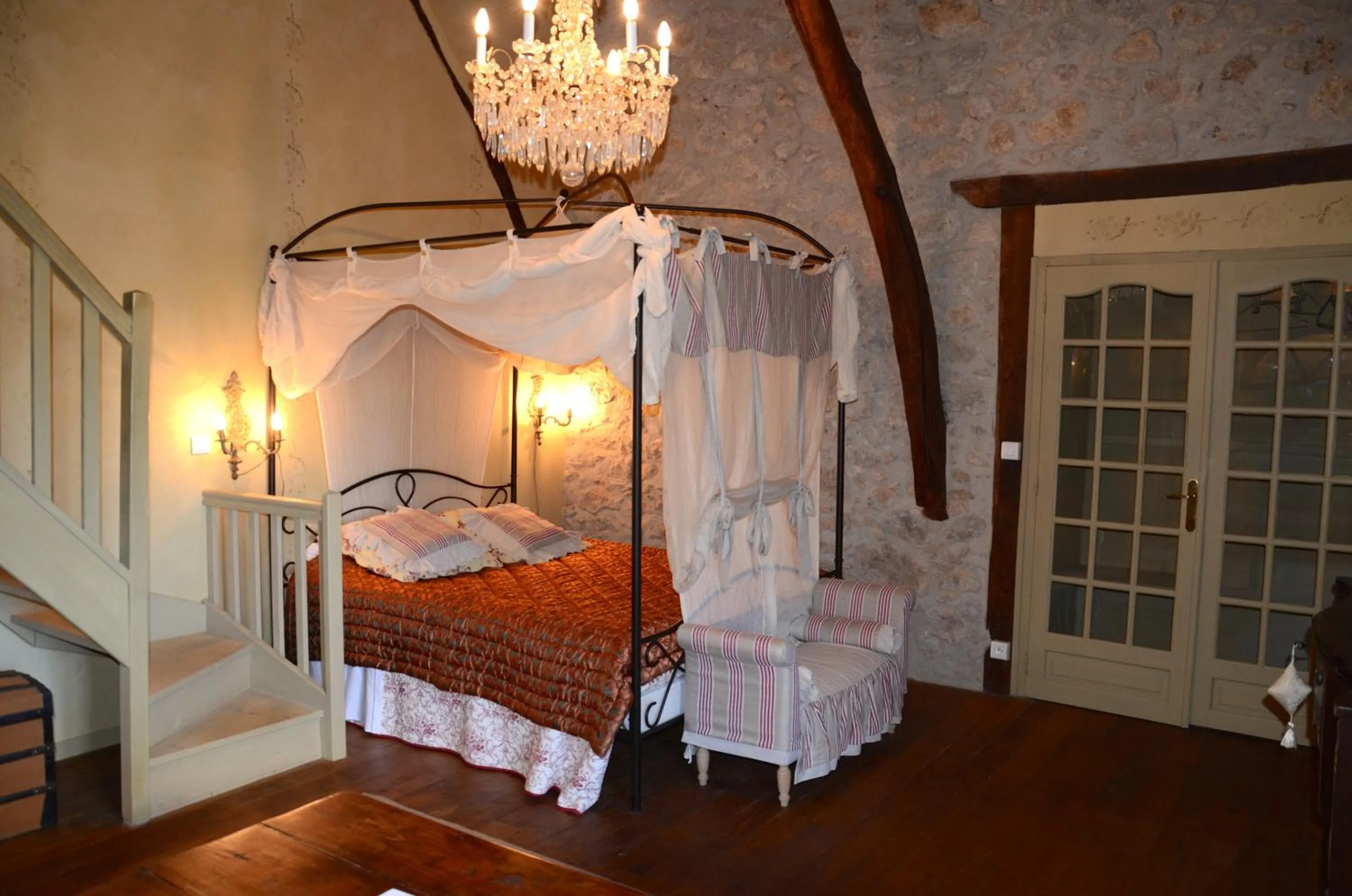 Bed in La Ferme de Jeanne