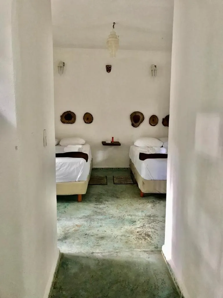 Bed in Jolie Jungle Eco Hotel