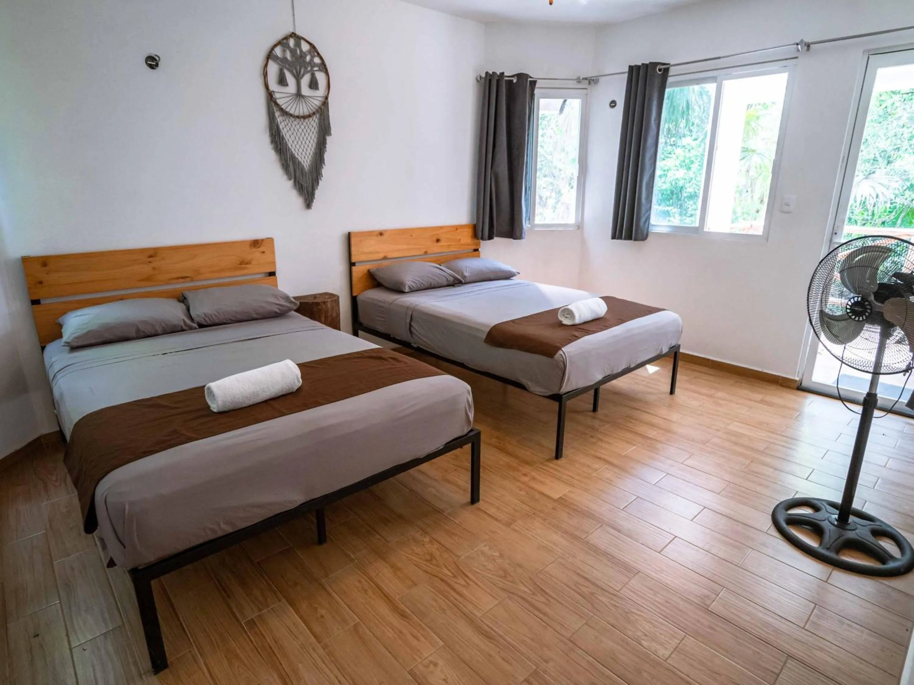 Bed in Jolie Jungle Eco Hotel