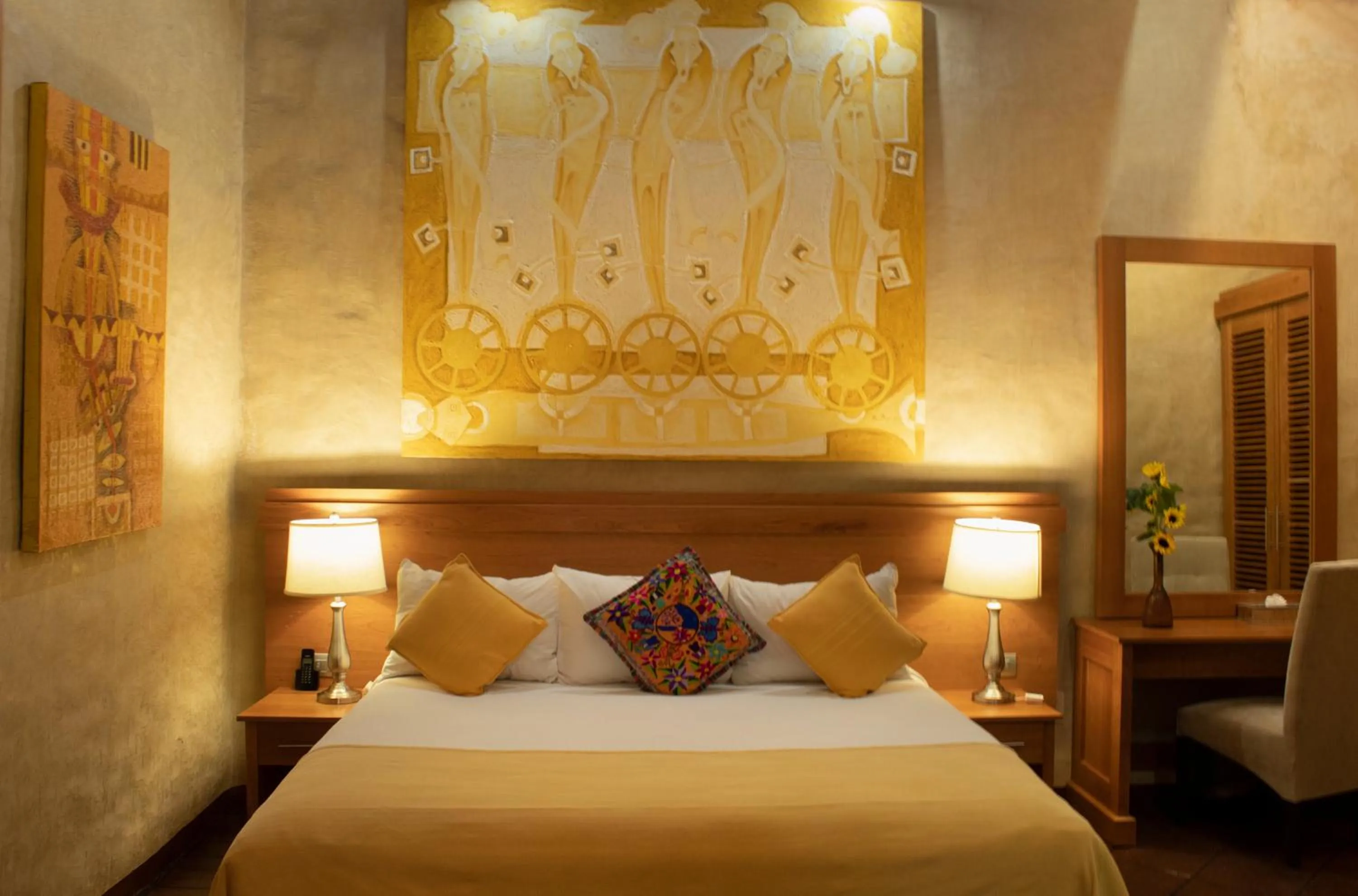 Bed in Hotel Boutique Casa Catrina
