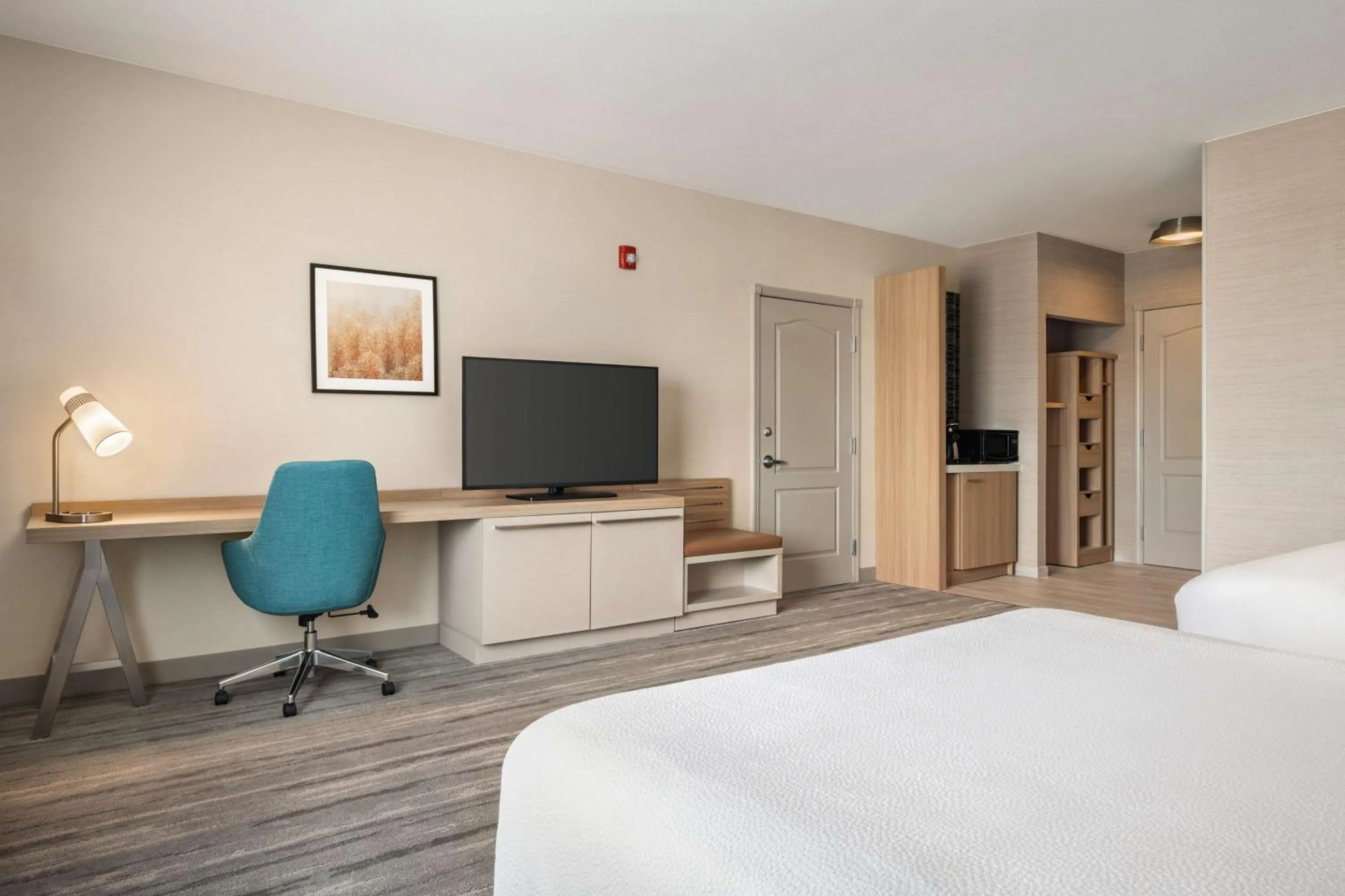 Bathroom, Bed in Hilton Garden Inn Fort Collins