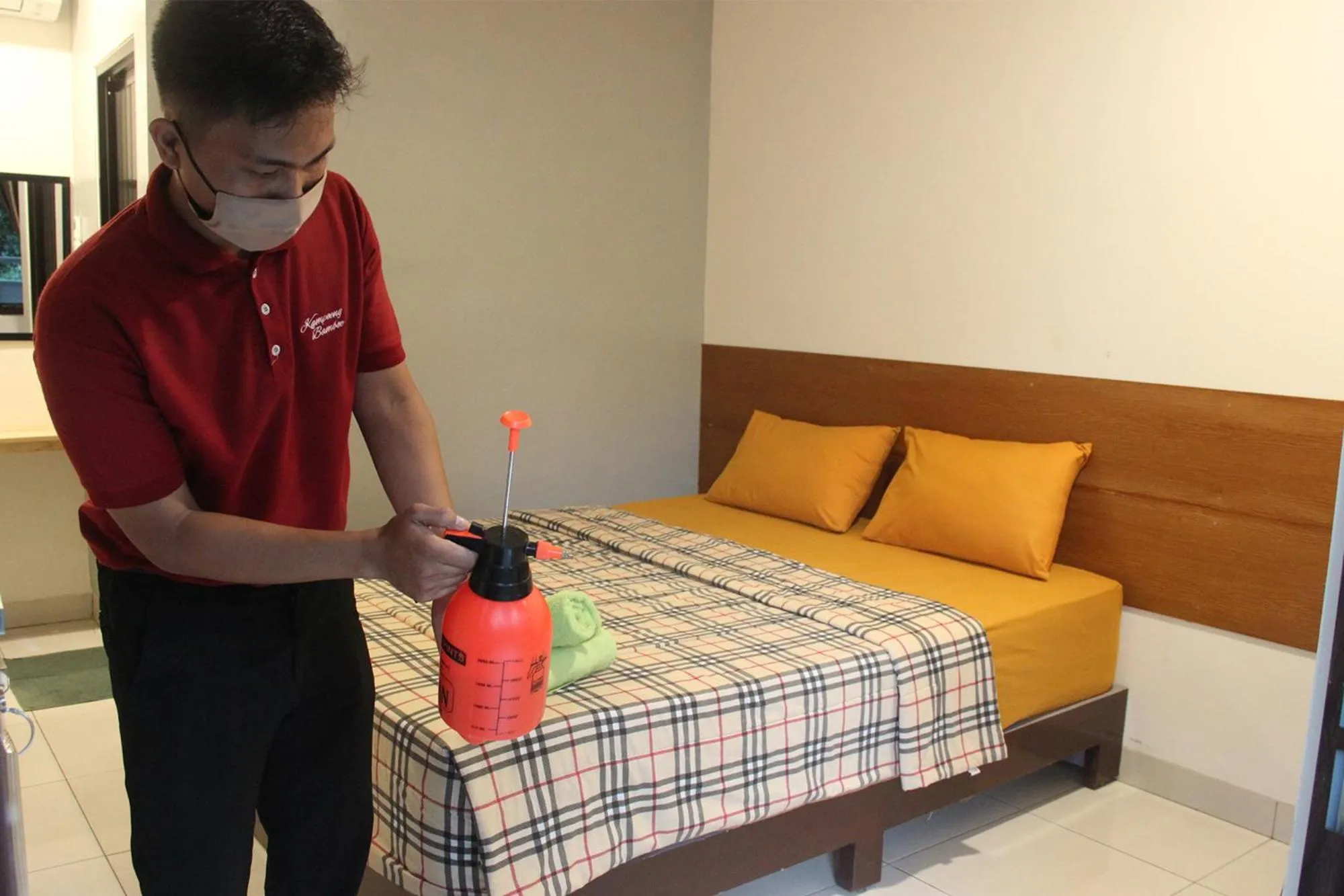 Staff in Bamboe Inn Homestay