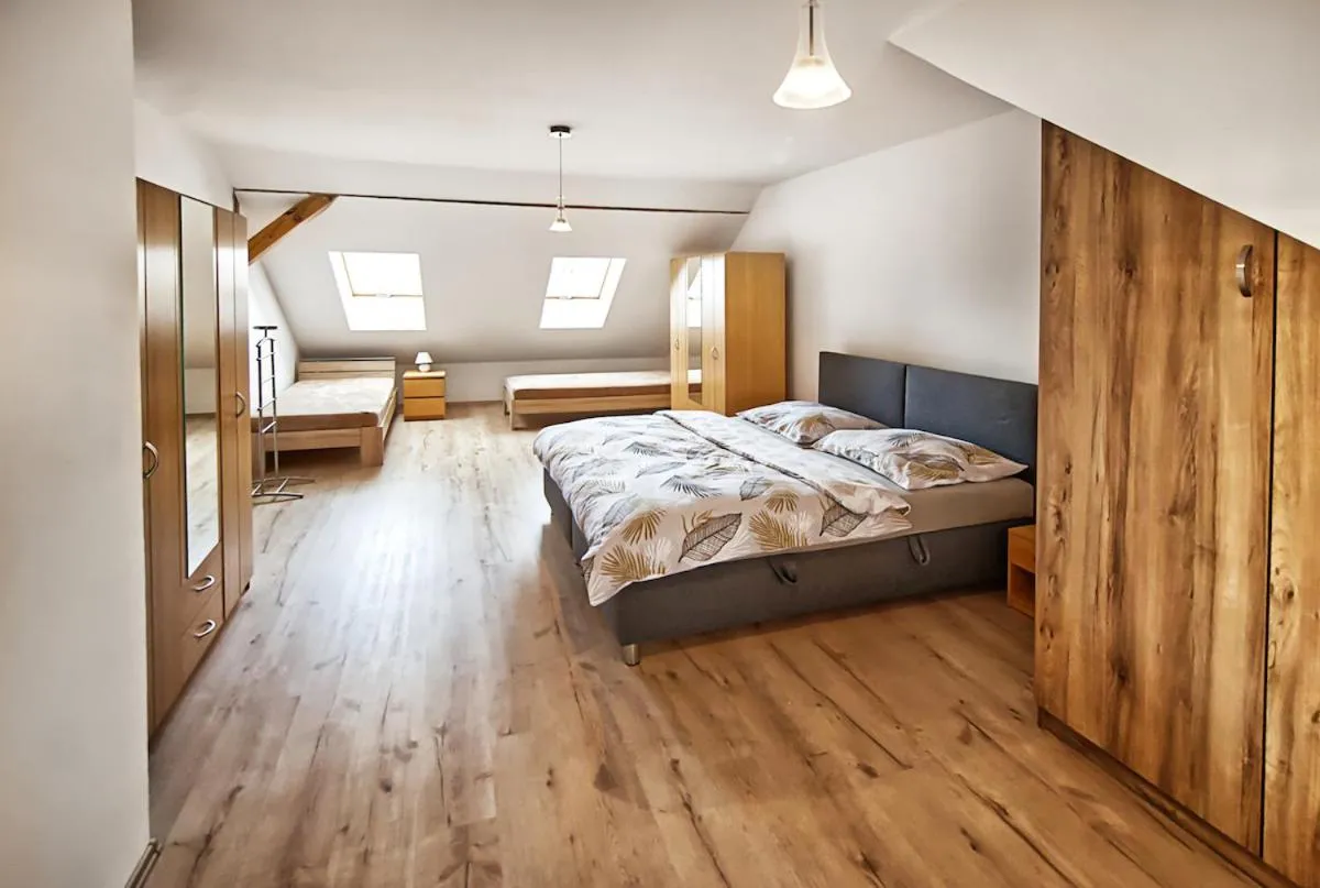Bed in Nice accommodation in Mikulov