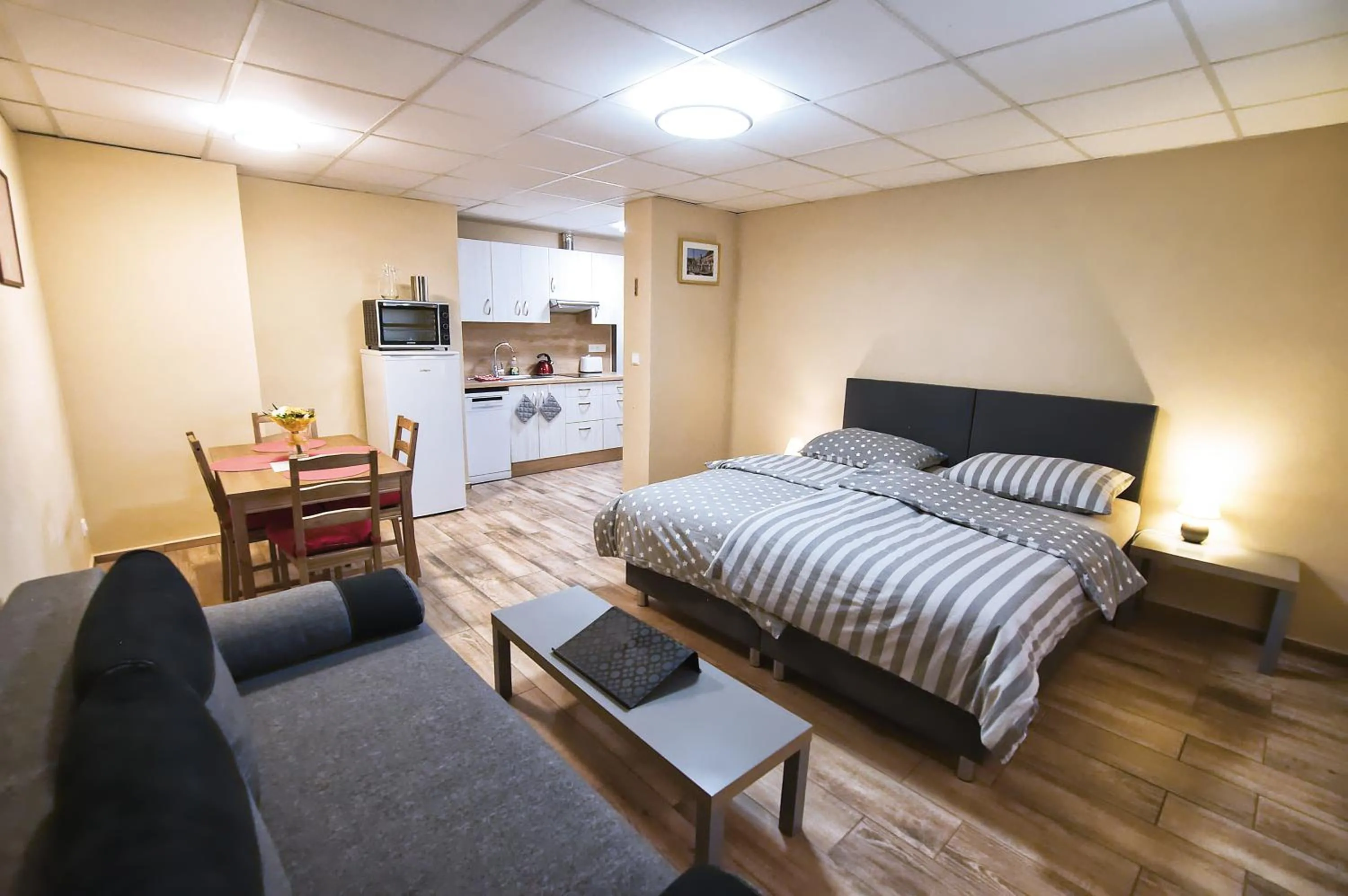 Photo of the whole room, Bed in Nice accommodation in Mikulov