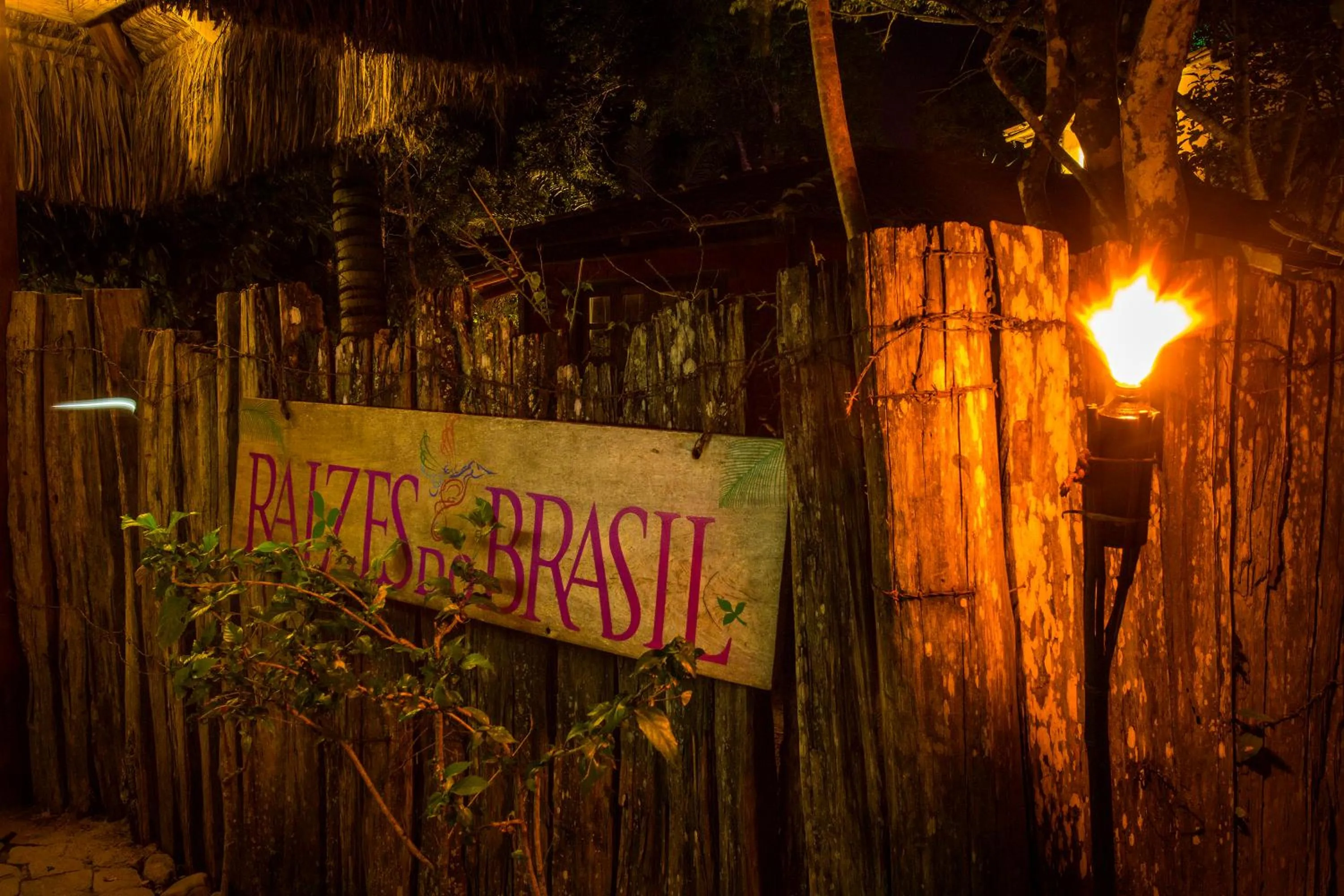 Decorative detail in Pousada Raízes do Brasil