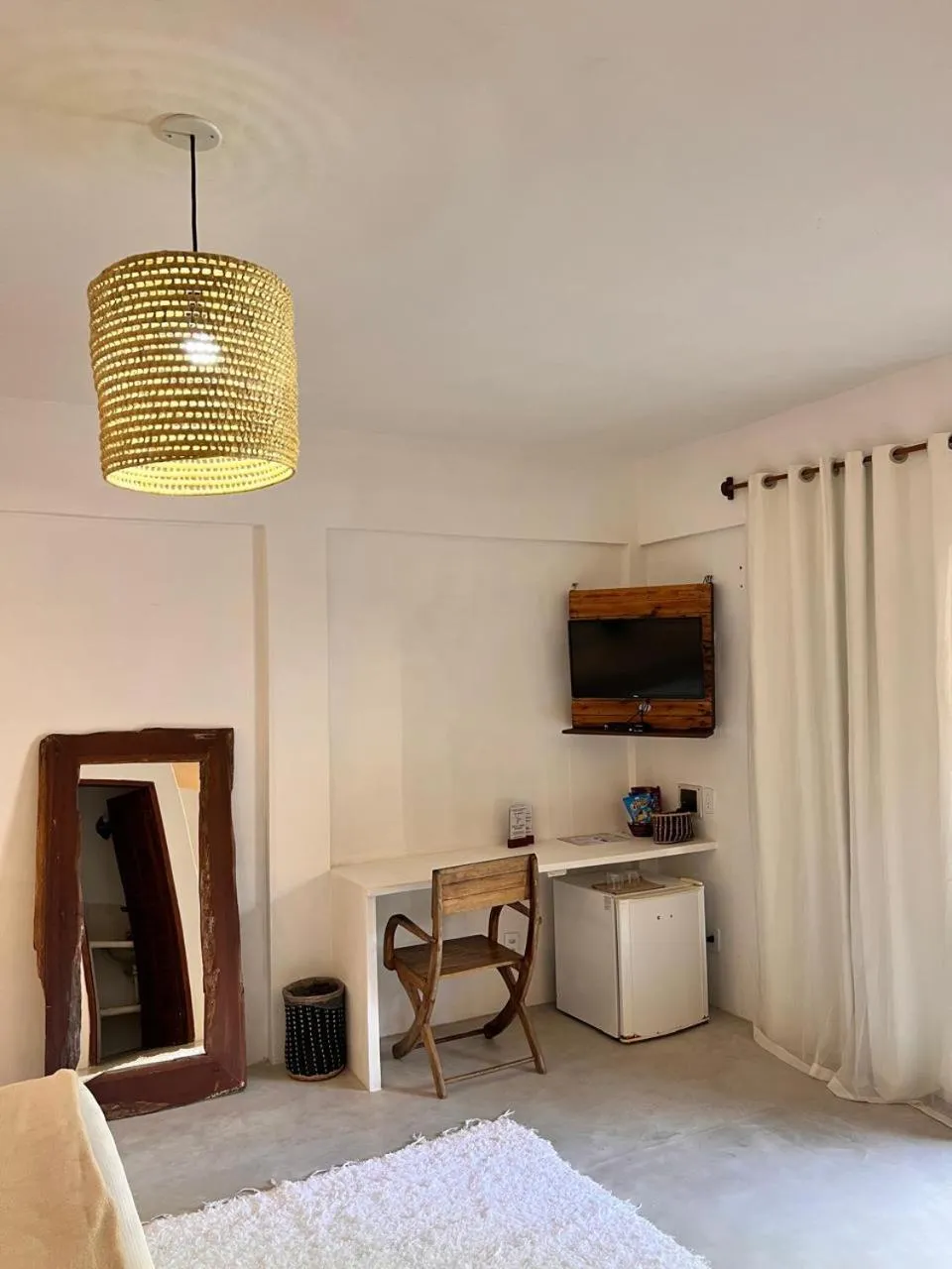 Bed in Pousada Raízes do Brasil