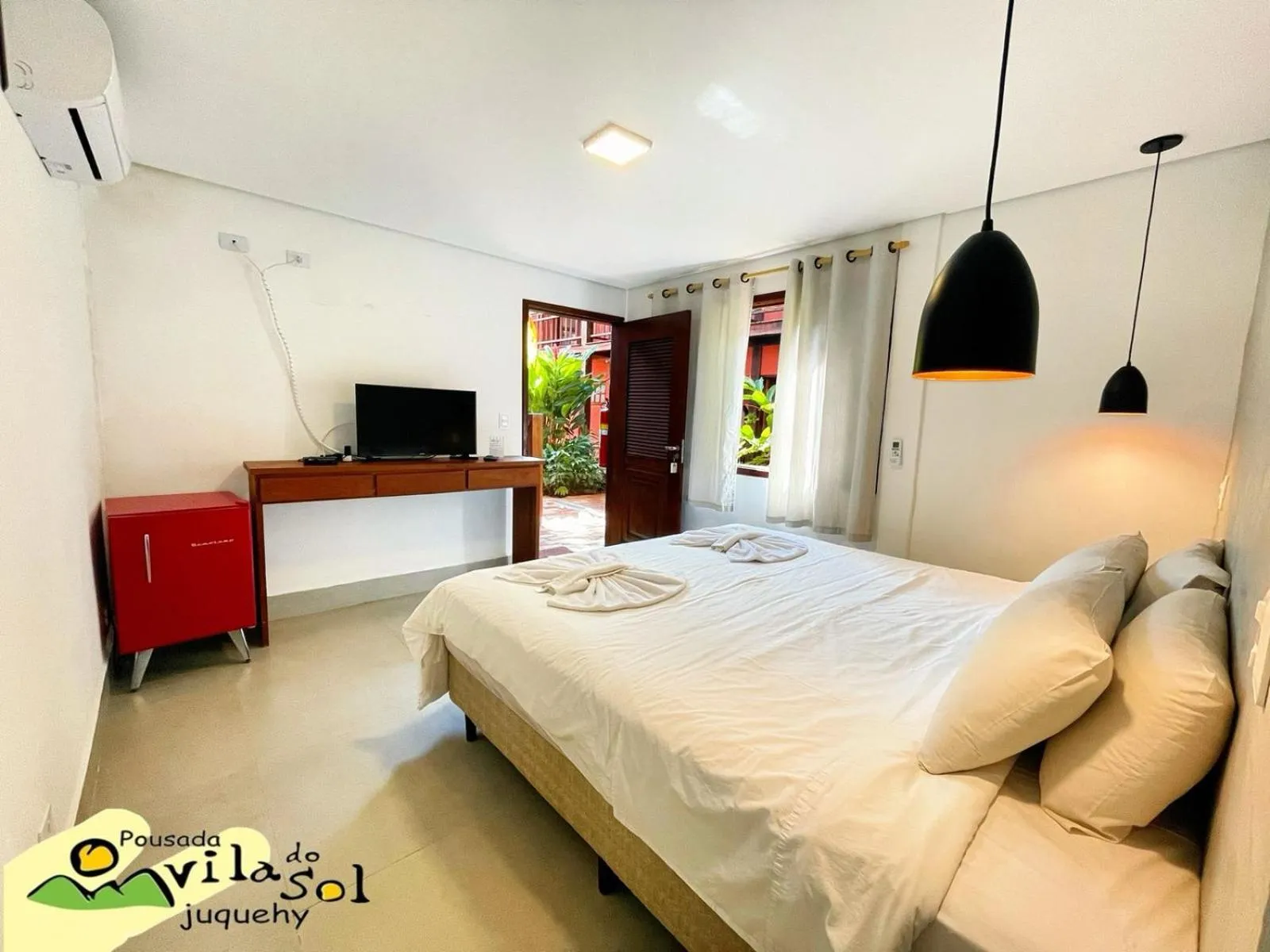 Bed in Pousada Vila do Sol Juquehy