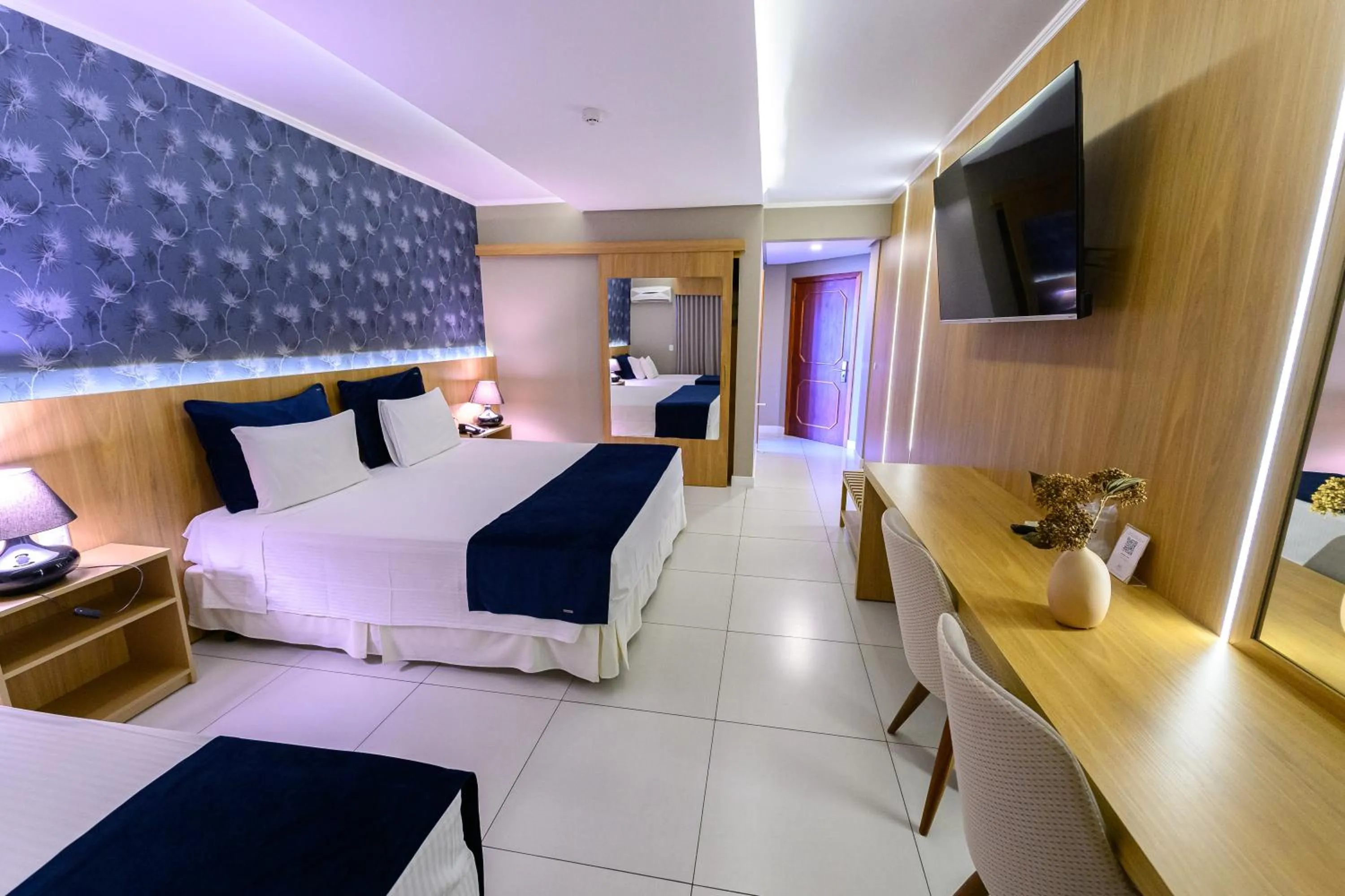 Bed in Hotel Águas Claras