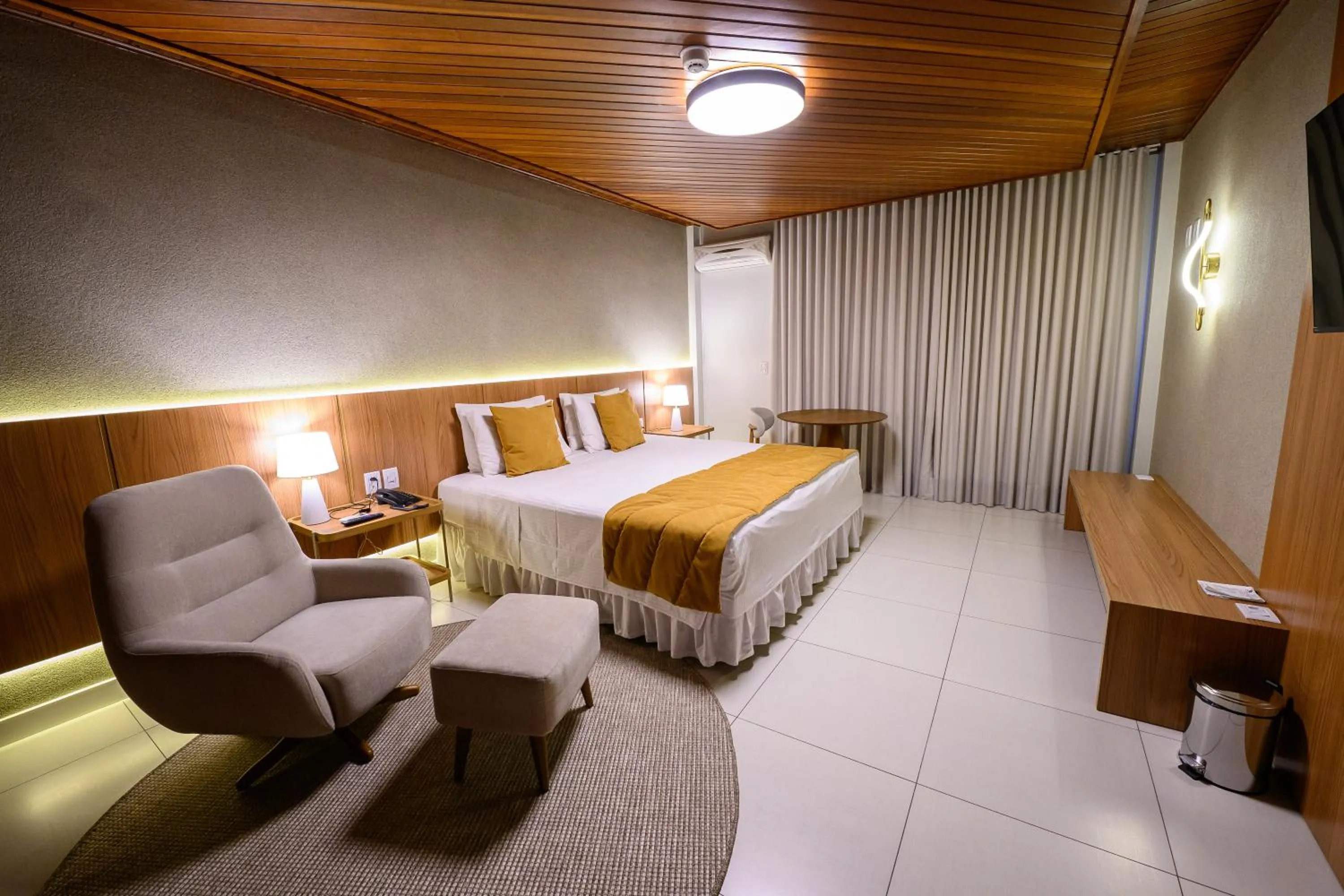 Bed in Hotel Águas Claras