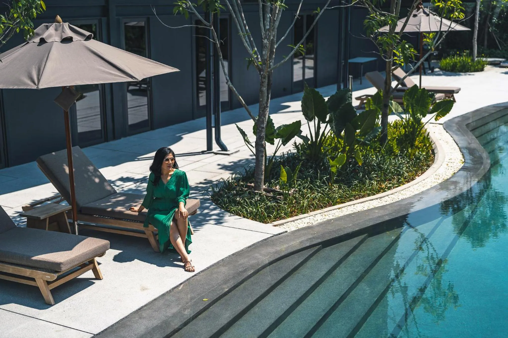 Swimming pool in Hotel Labaris Khao Yai