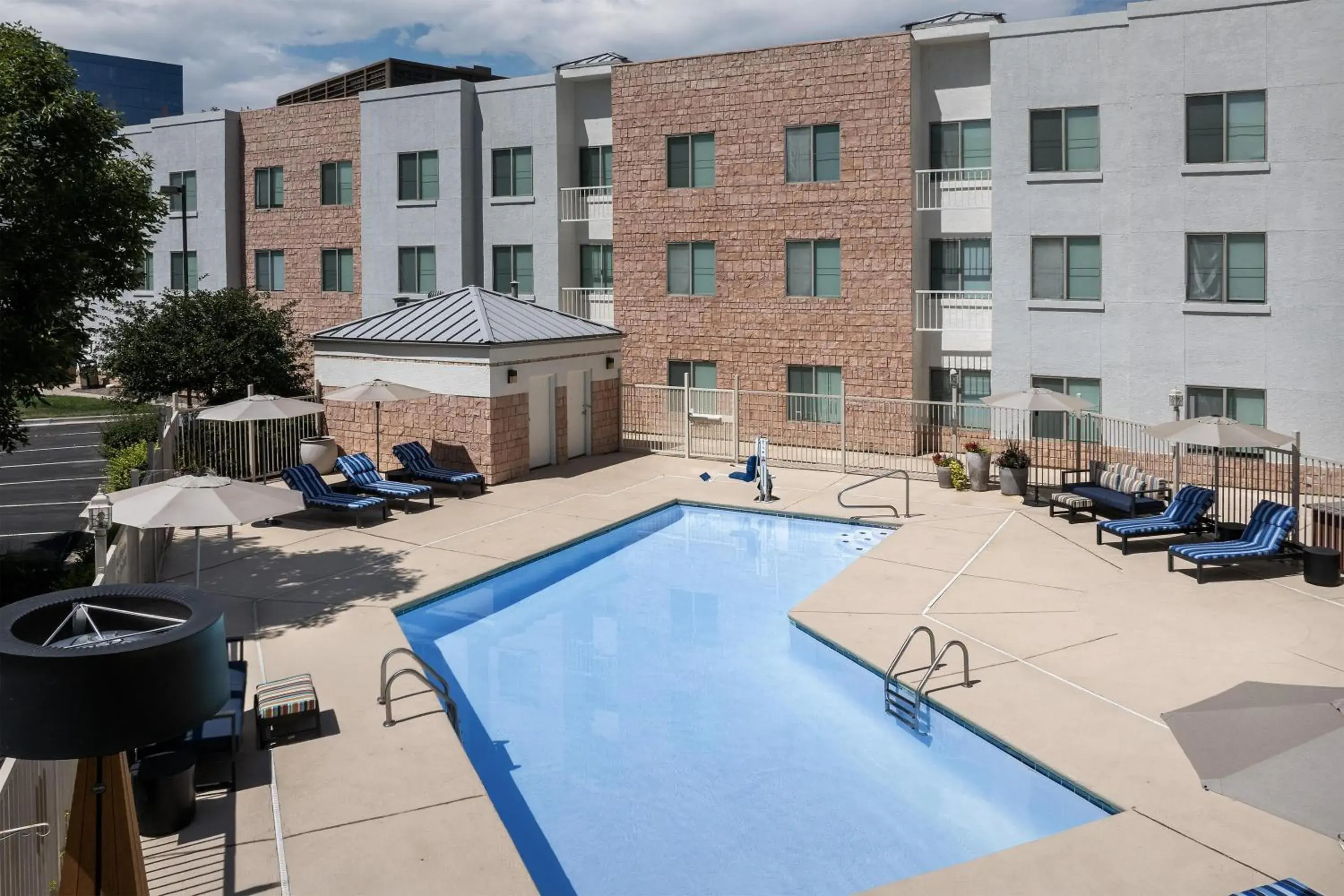 Pool view in Hampton Inn & Suites Denver Tech Center Pool view in Hampton Inn & Suites Denver Tech Center