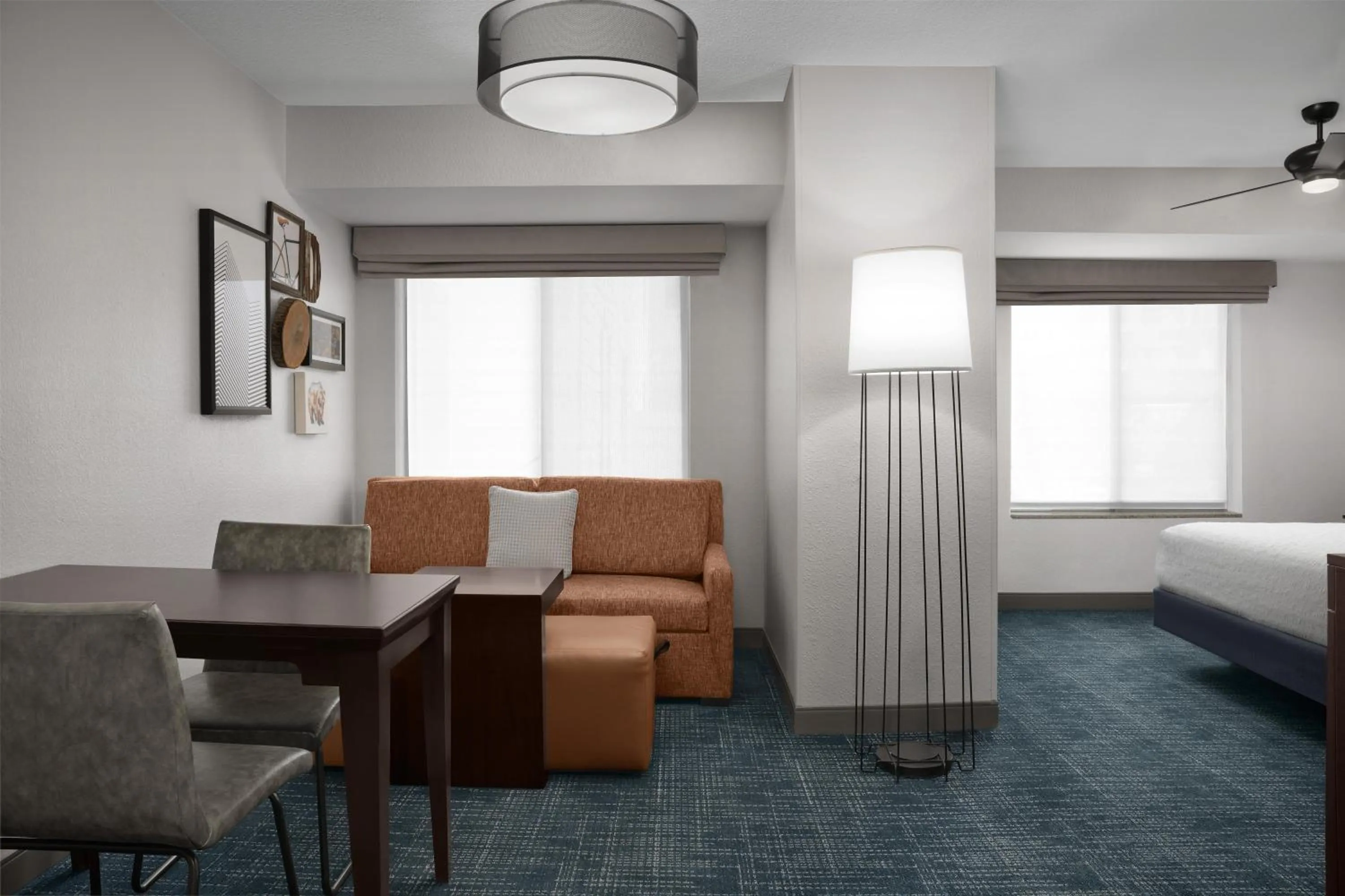 Living room, Bed in Hampton Inn & Suites Denver Tech Center