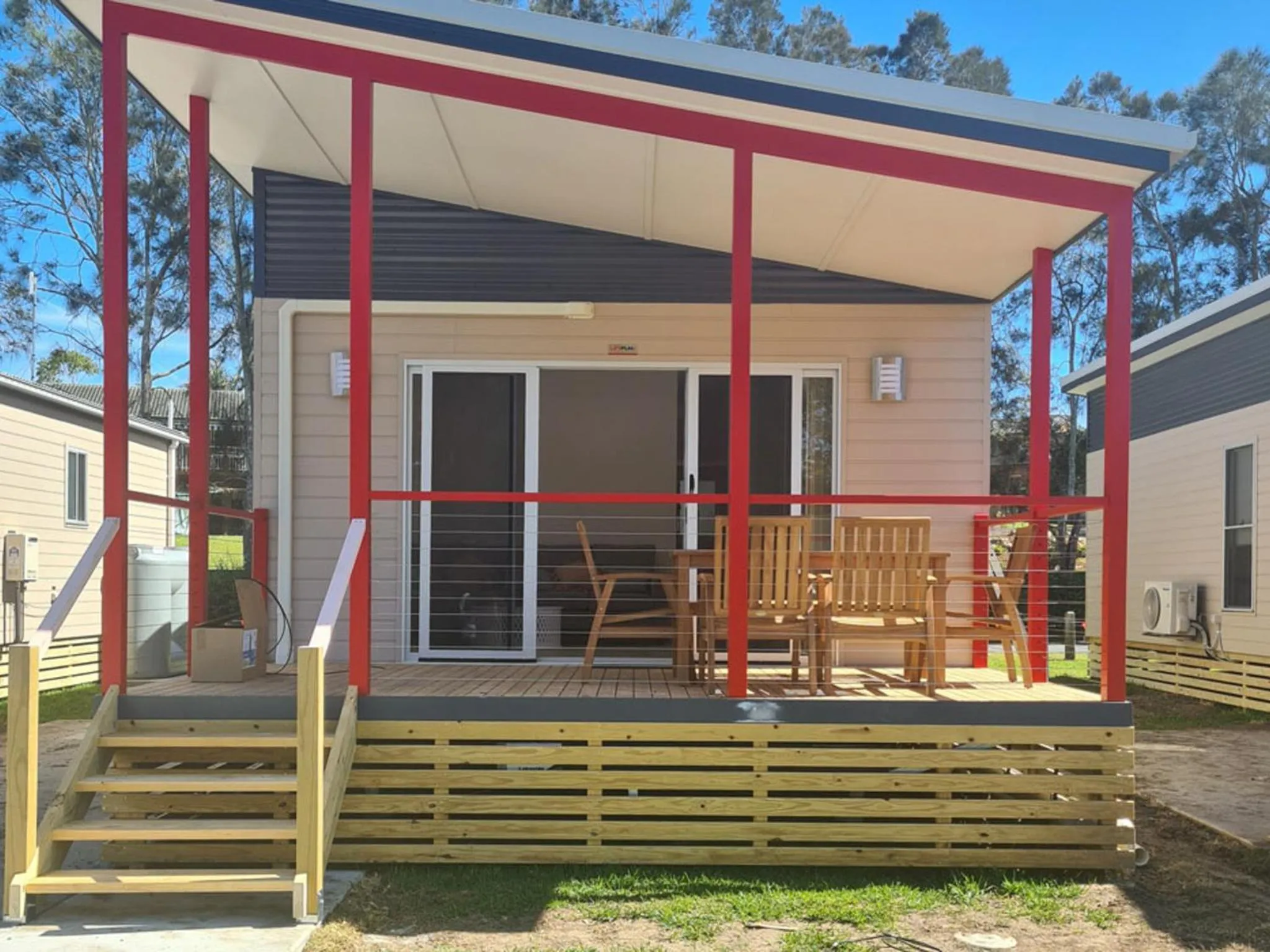 Property building in Lakeside Forster Holiday Park