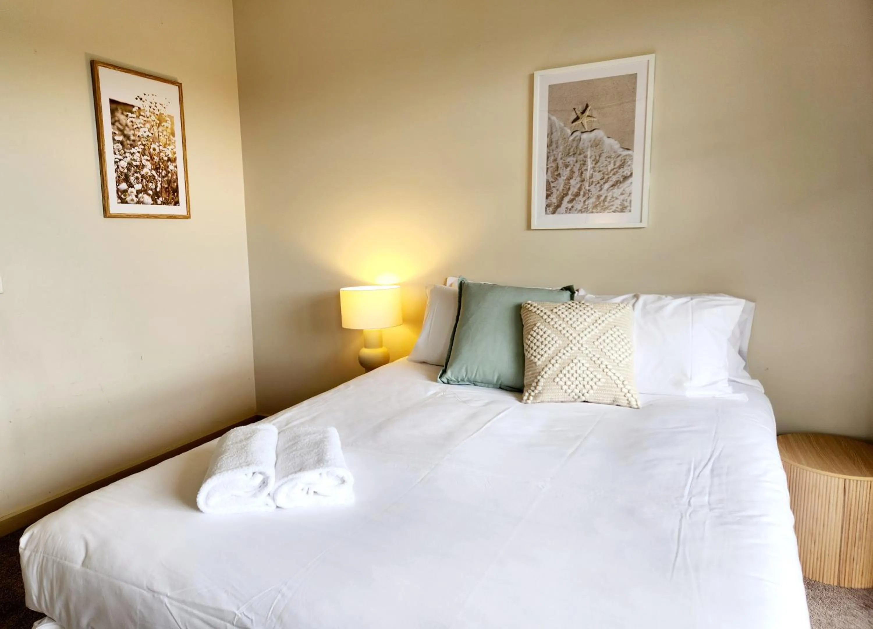 Bed in Central Shepparton Apartments