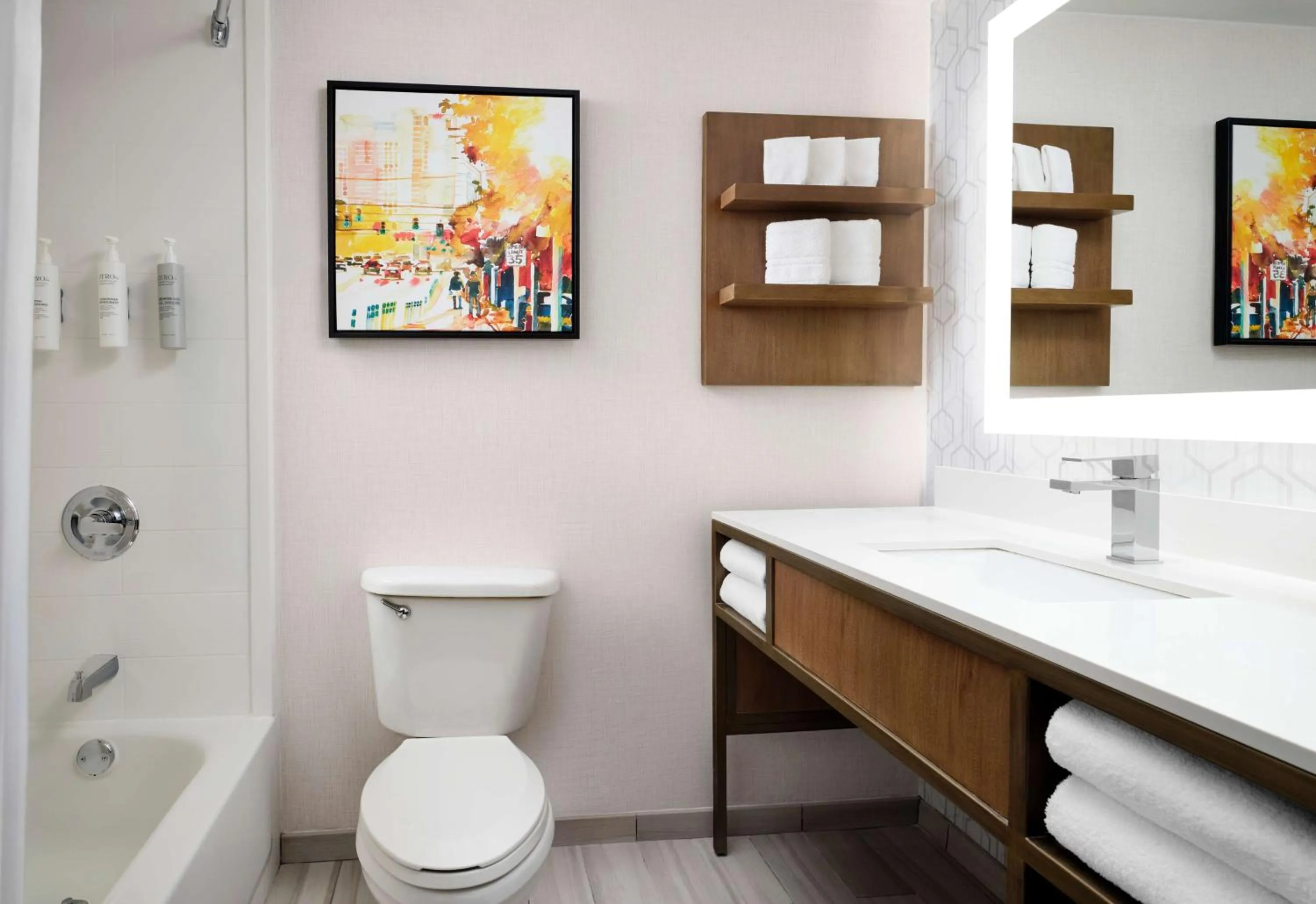 Bathroom in Hilton Garden Inn Detroit Downtown