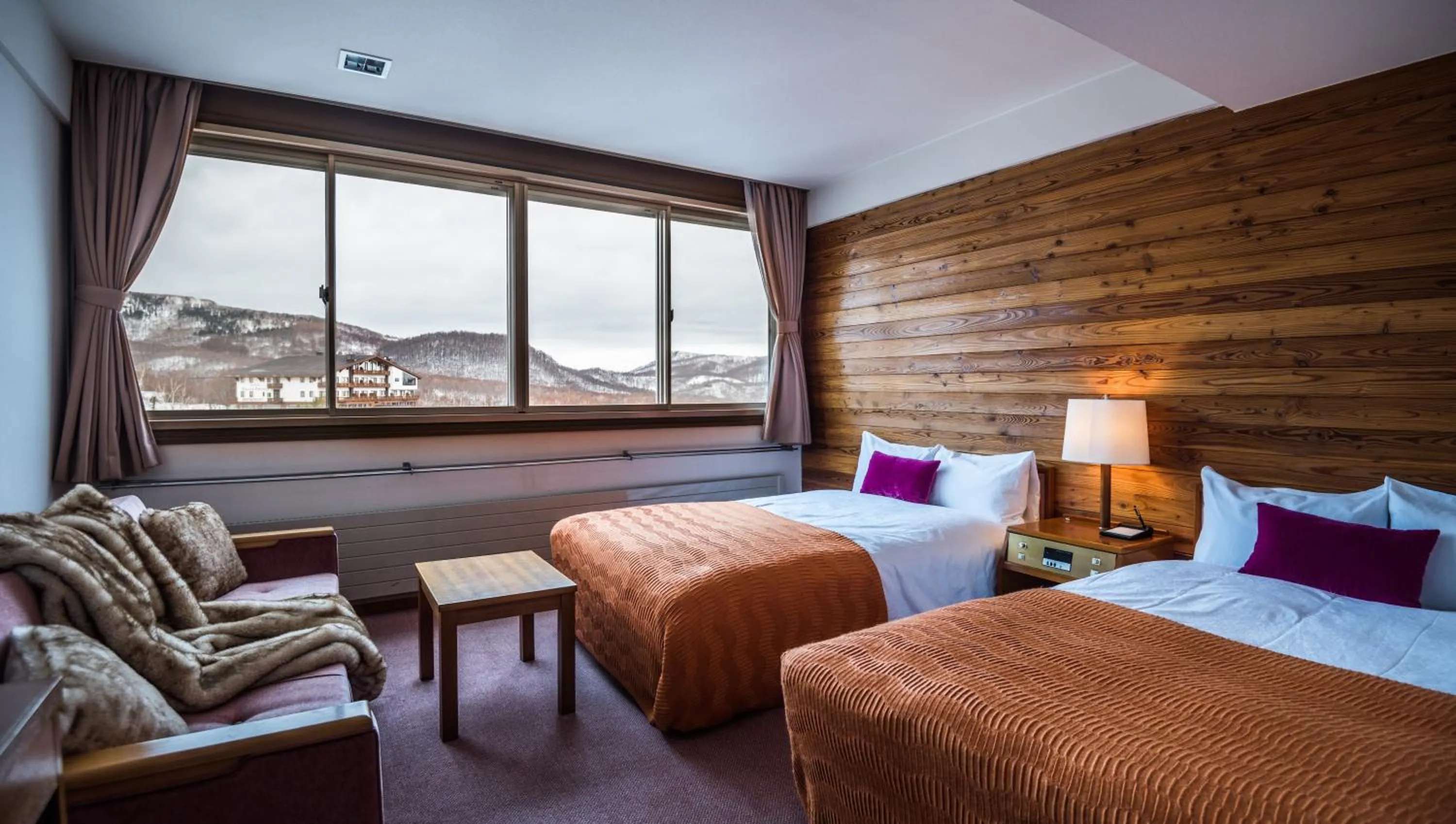 Photo of the whole room, Bed in Okushiga Kogen Hotel