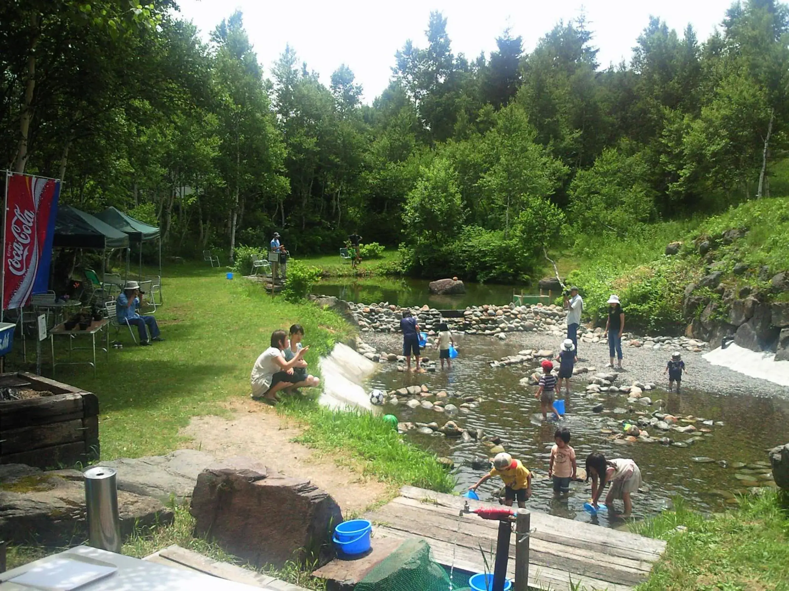 Fishing in Okushiga Kogen Hotel