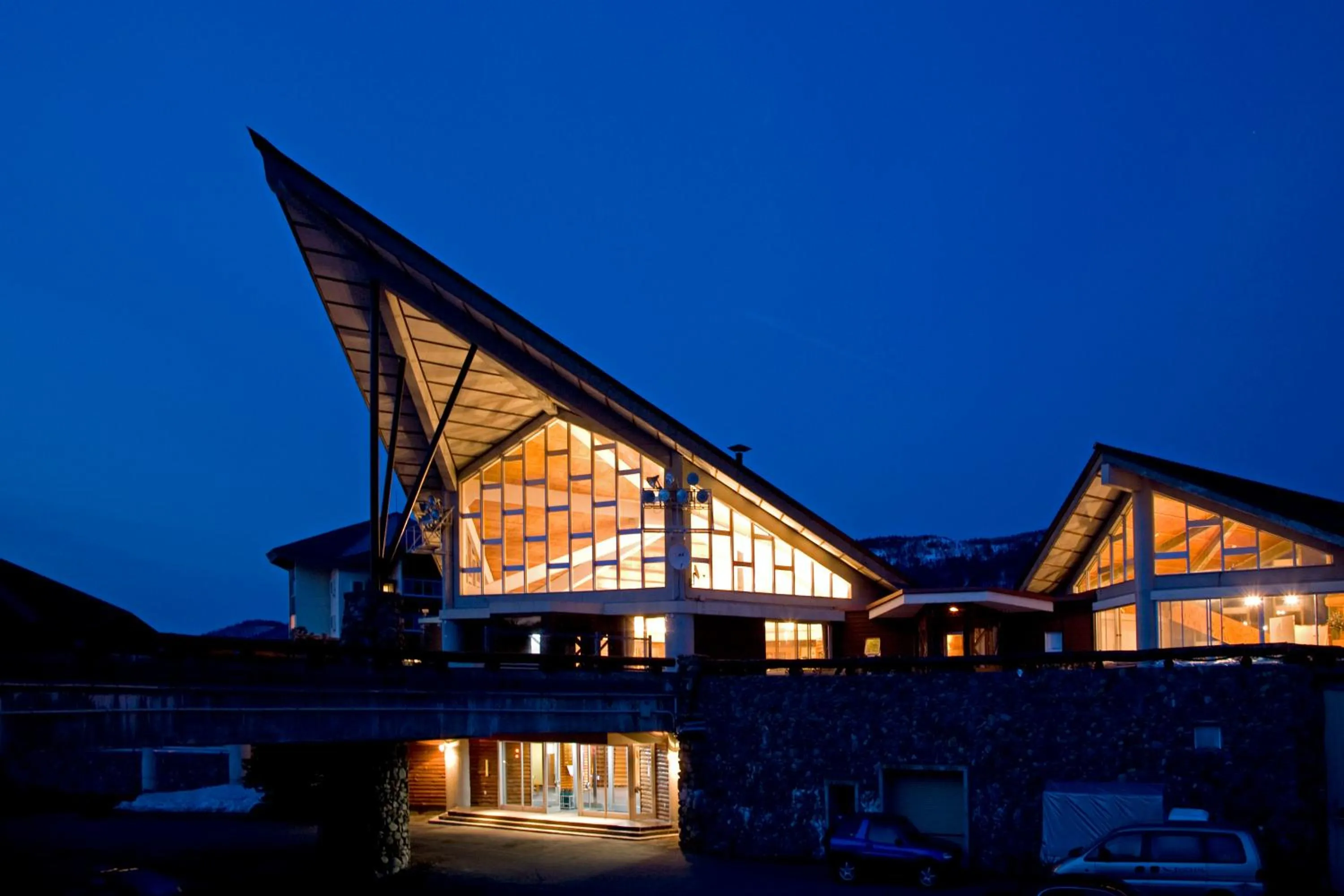 Facade/entrance in Okushiga Kogen Hotel