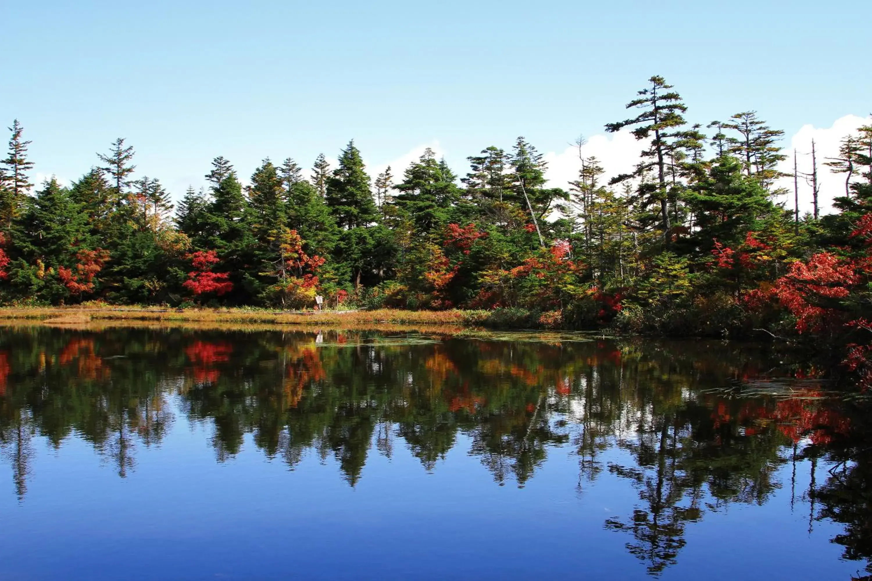 Lake view in Okushiga Kogen Hotel