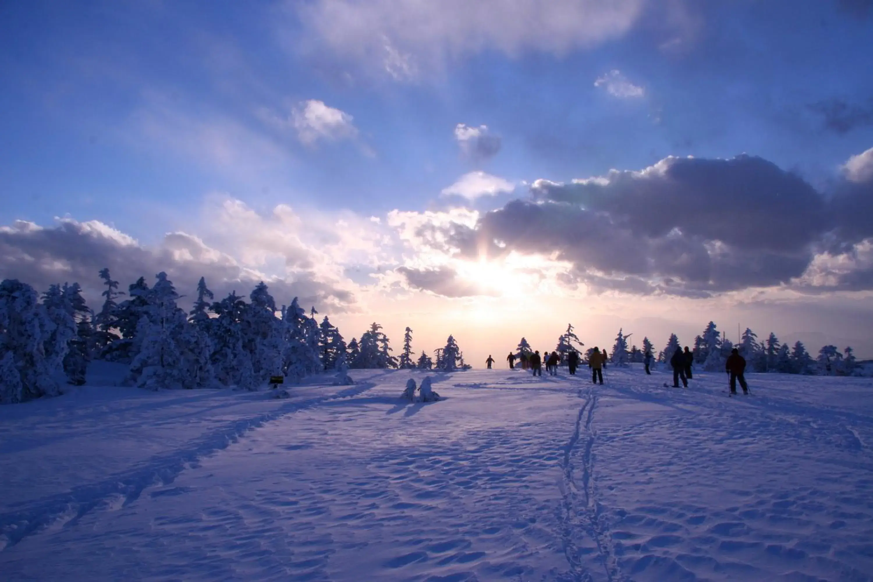 Winter in Okushiga Kogen Hotel