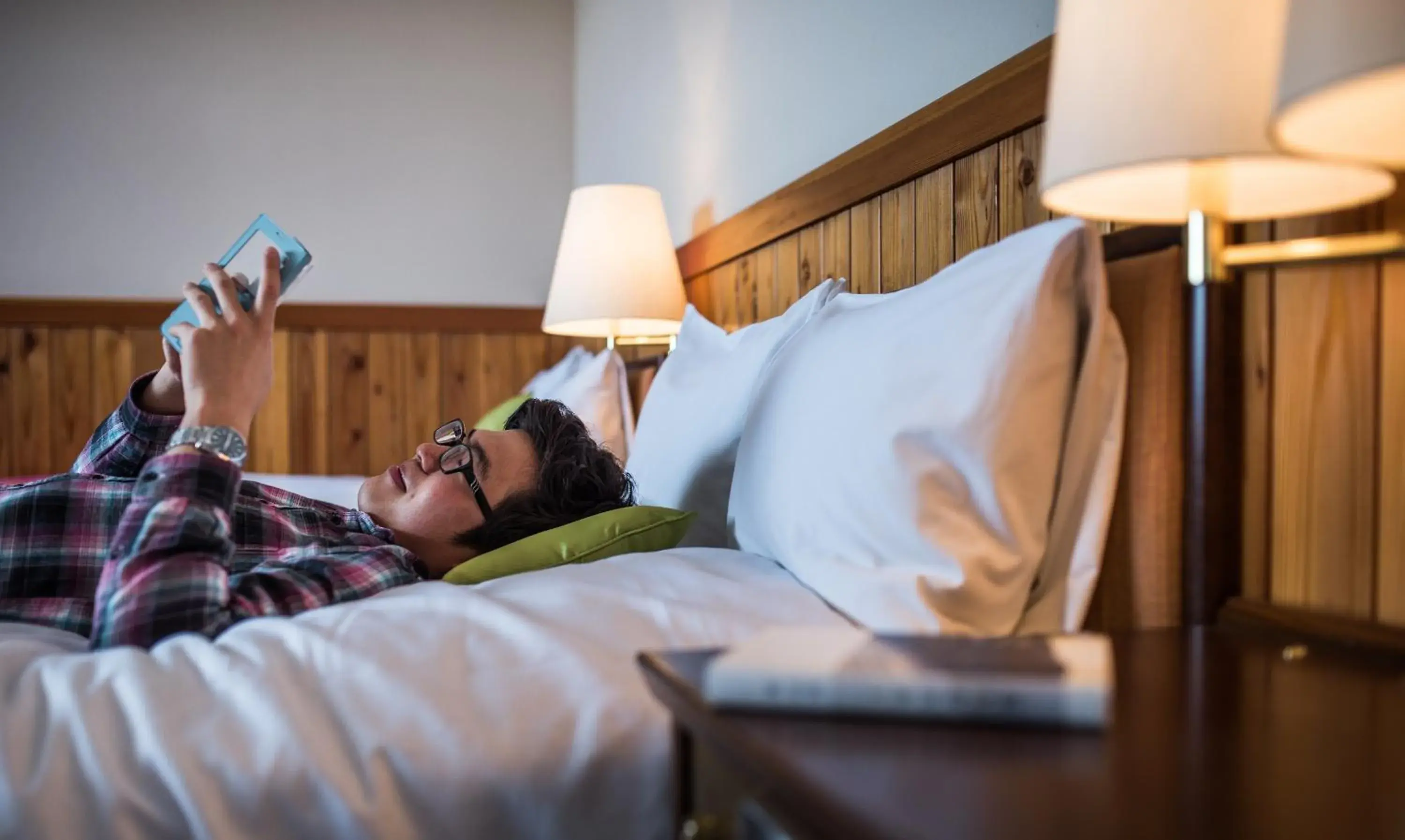 Photo of the whole room, Bed in Okushiga Kogen Hotel