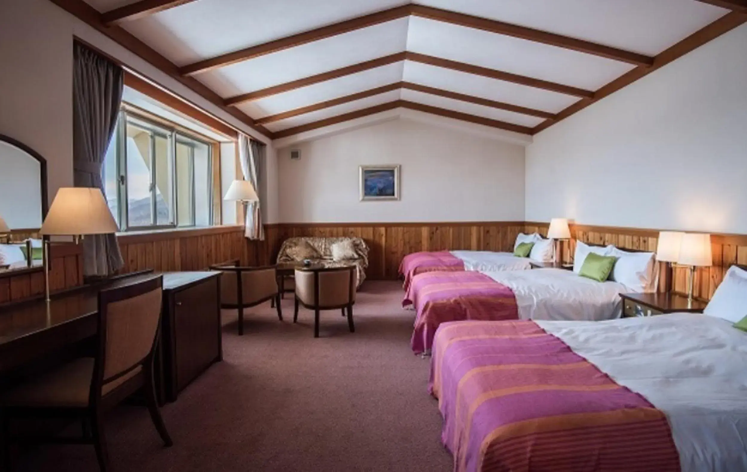 Bed, Room Photo in Okushiga Kogen Hotel