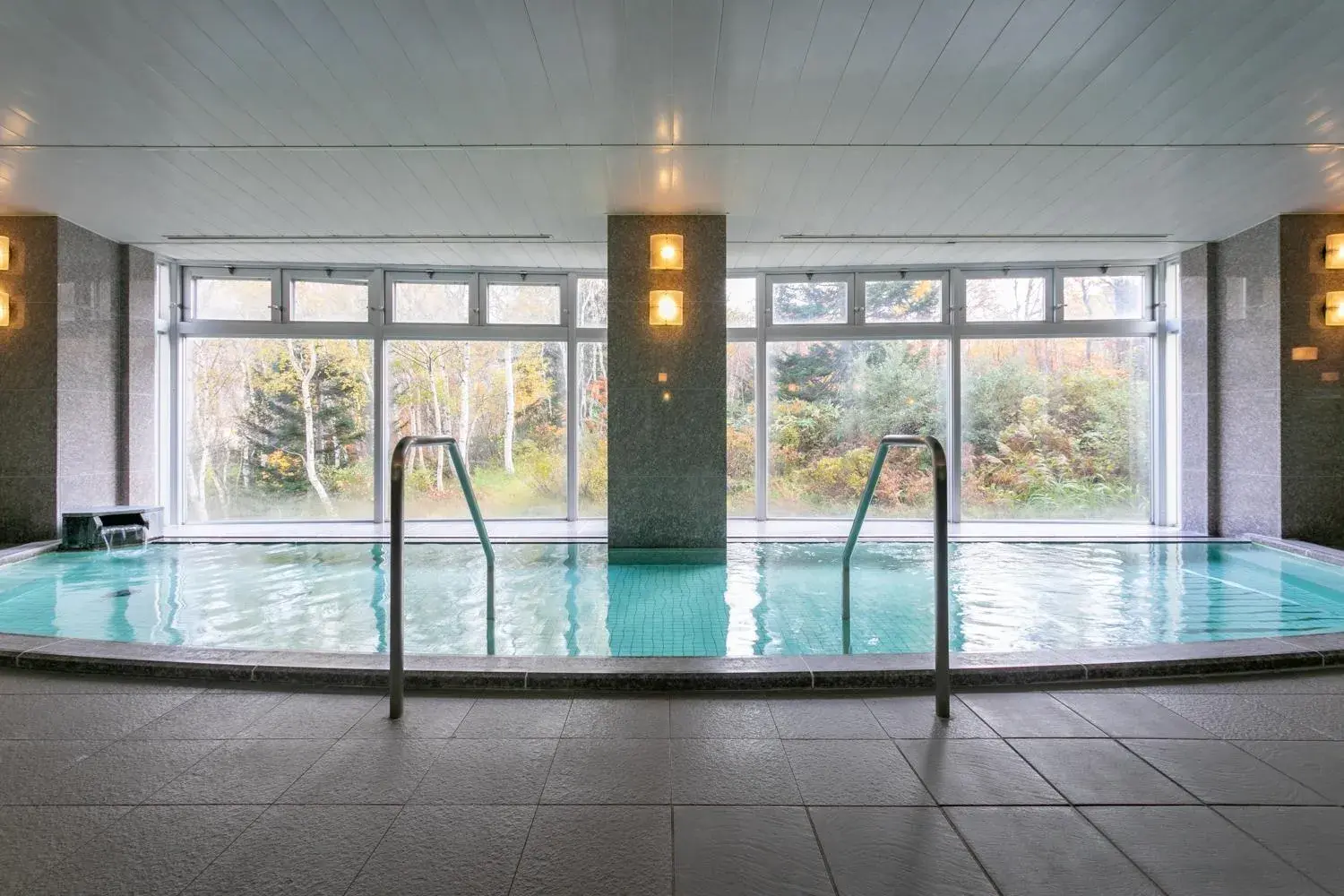 Bathroom, Swimming Pool in Okushiga Kogen Hotel