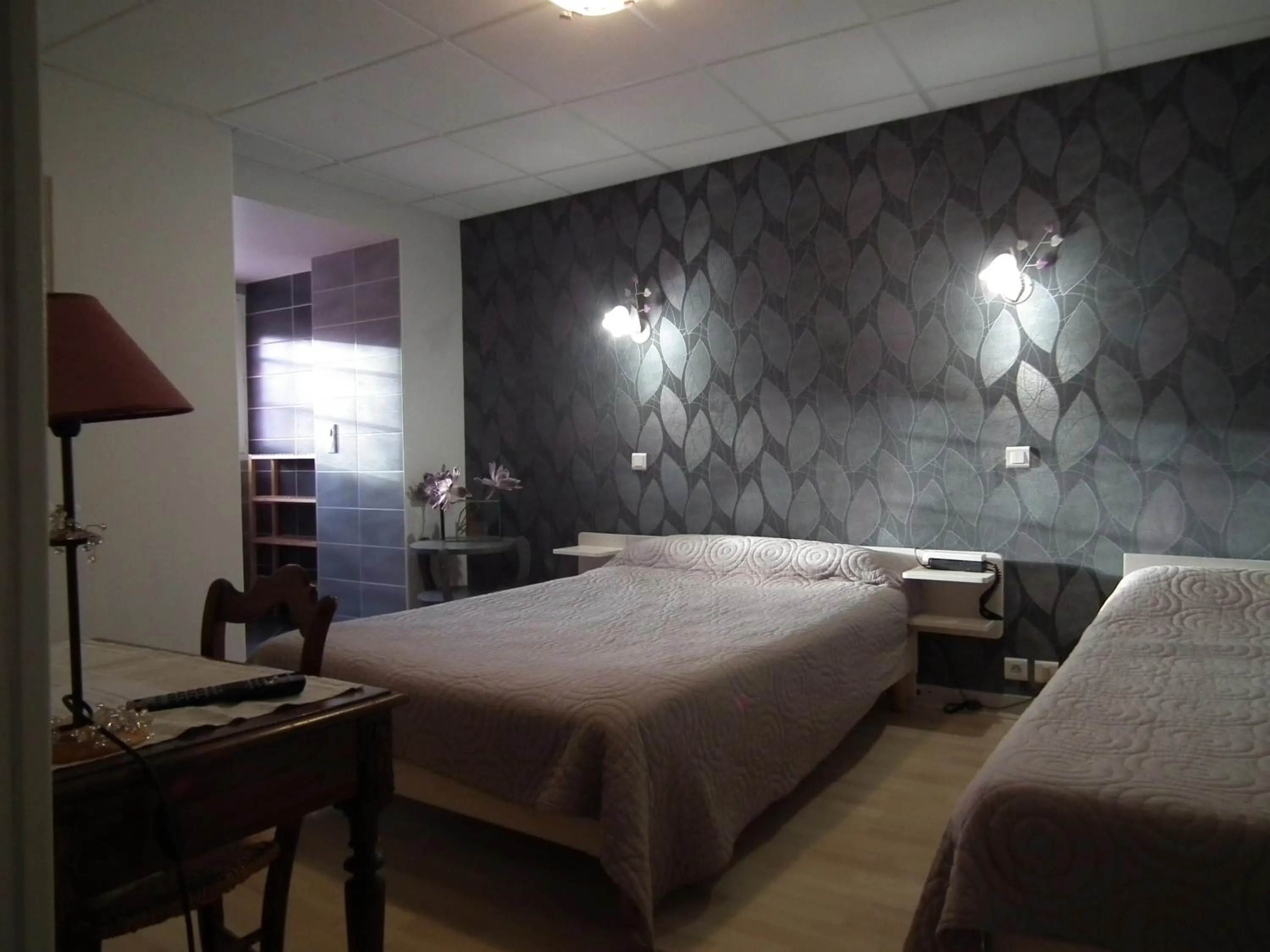 Twin Room with Mountain View in hôtel Piellenia