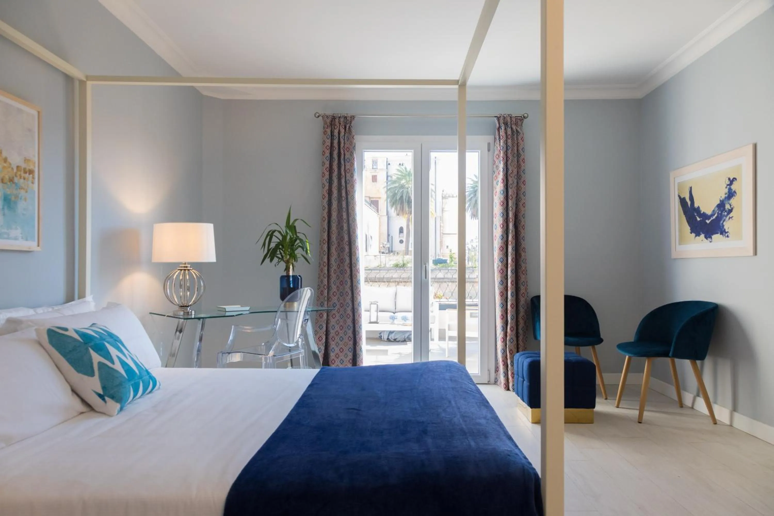 TV and multimedia, Bed in I Mori di Porta Nuova Suite & Terrace