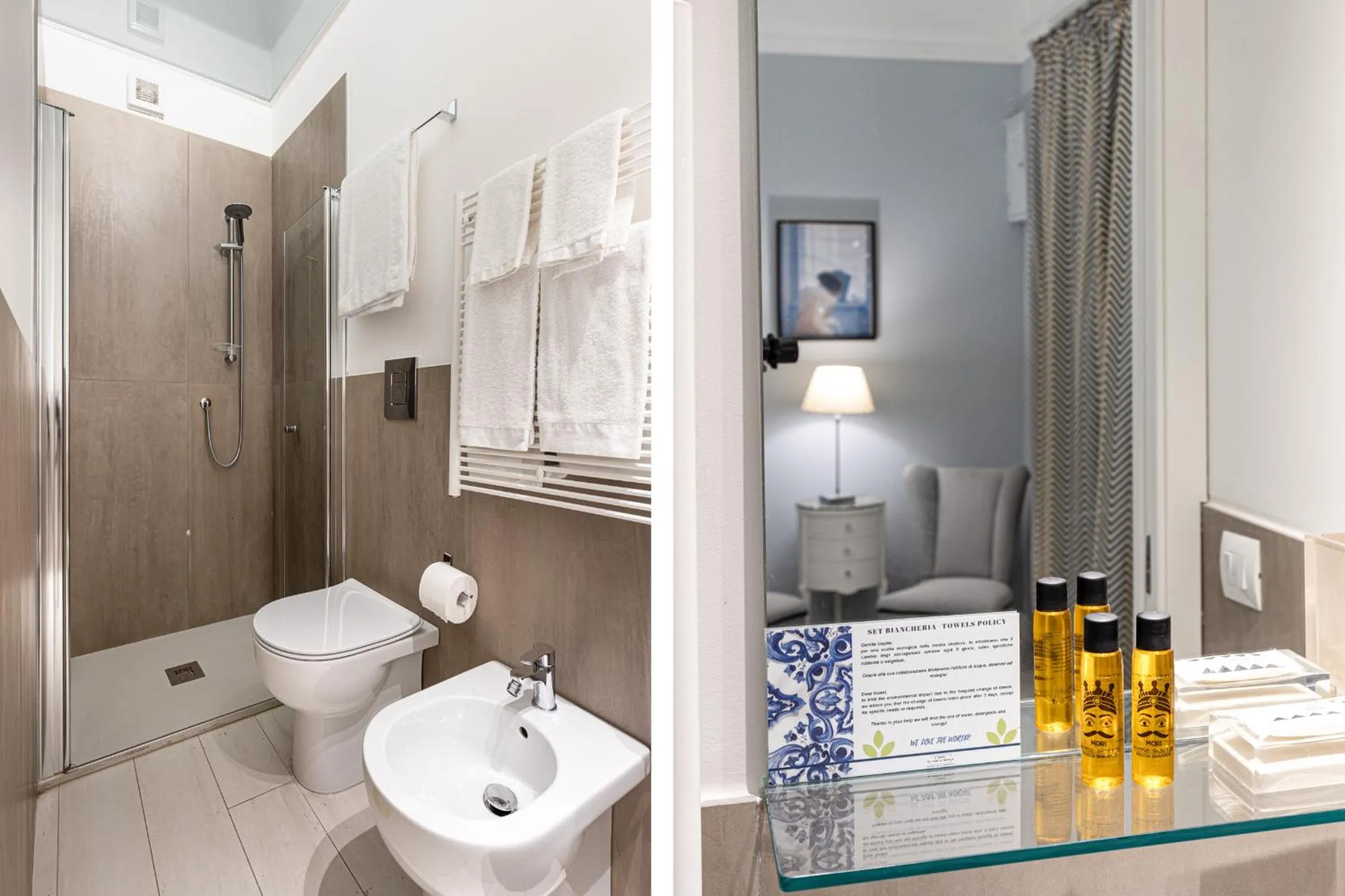 Shower in I Mori di Porta Nuova Suite & Terrace