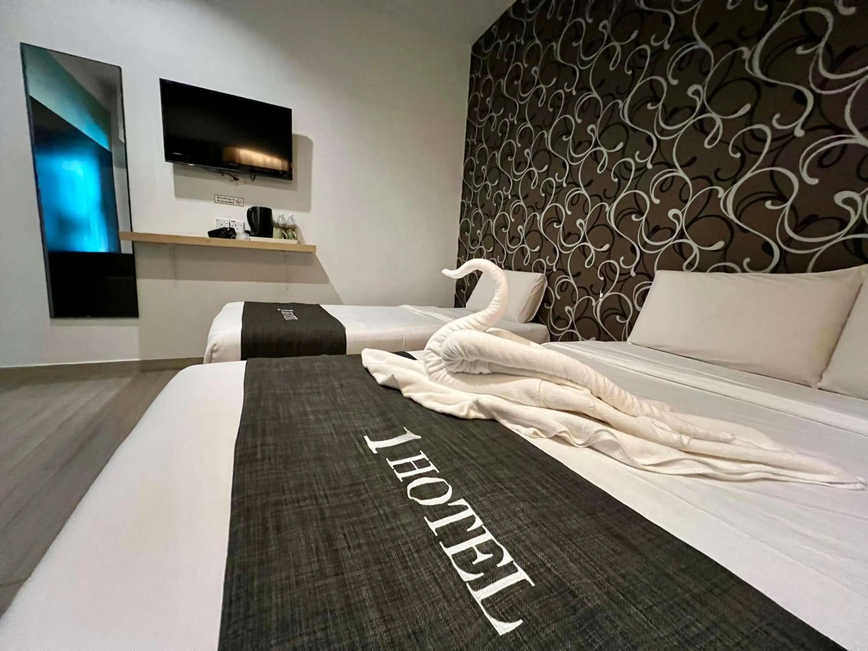 Bed in 1 Hotel Kuchai Lama