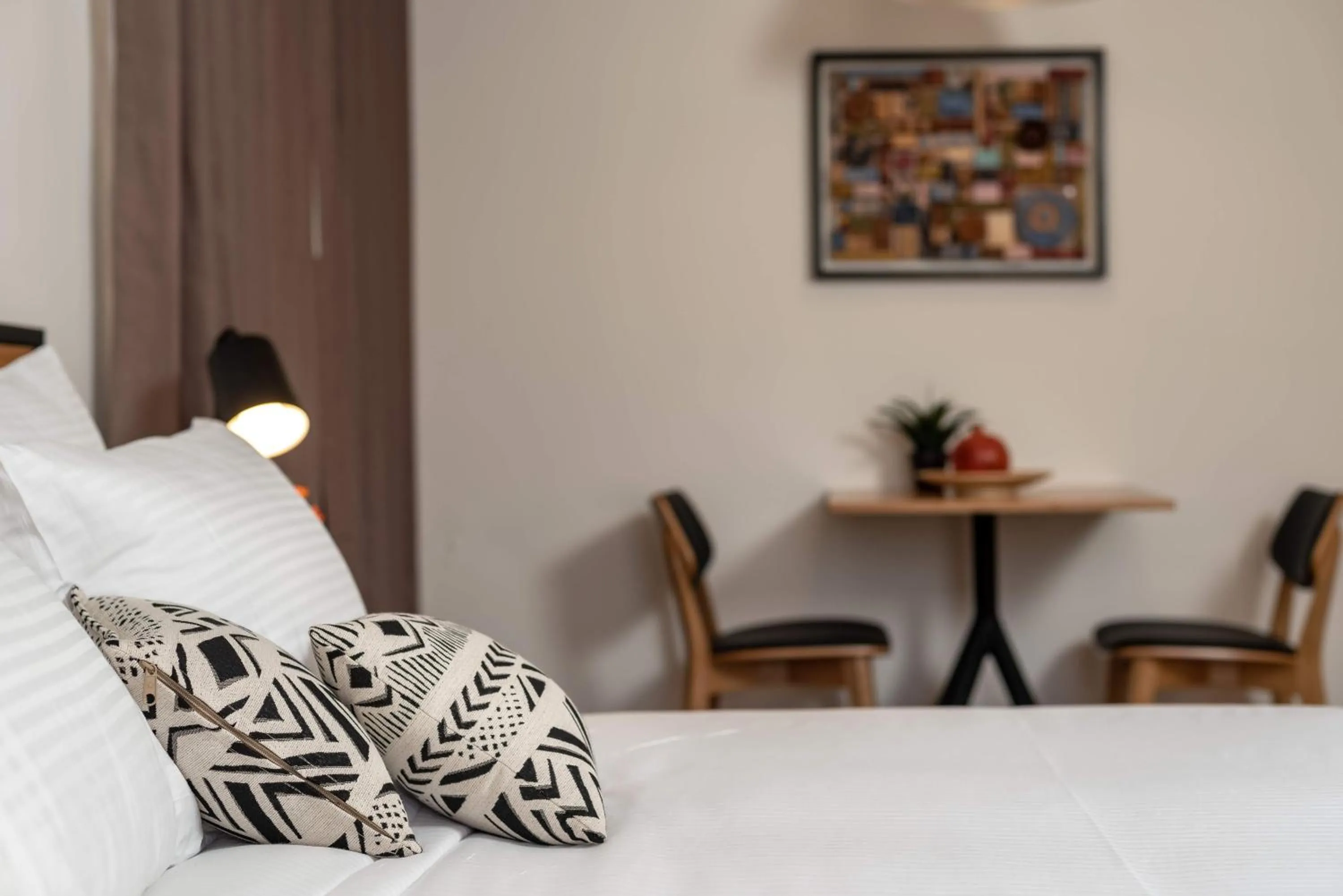 Living room, Bed in Biazi Hotel