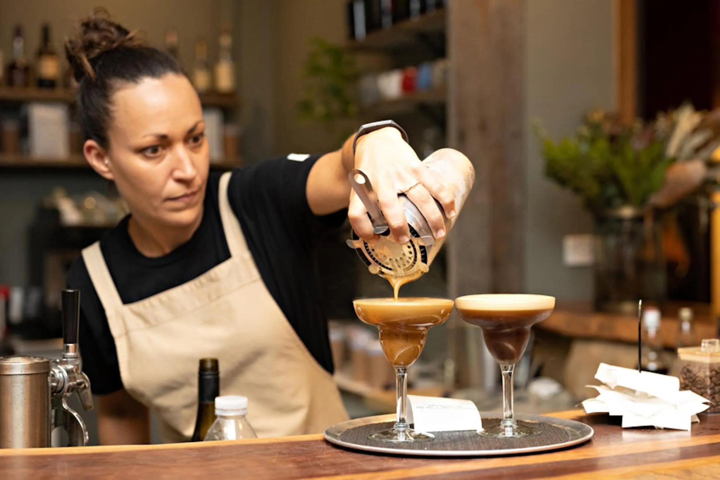 Lounge or bar in Paperbark Camp