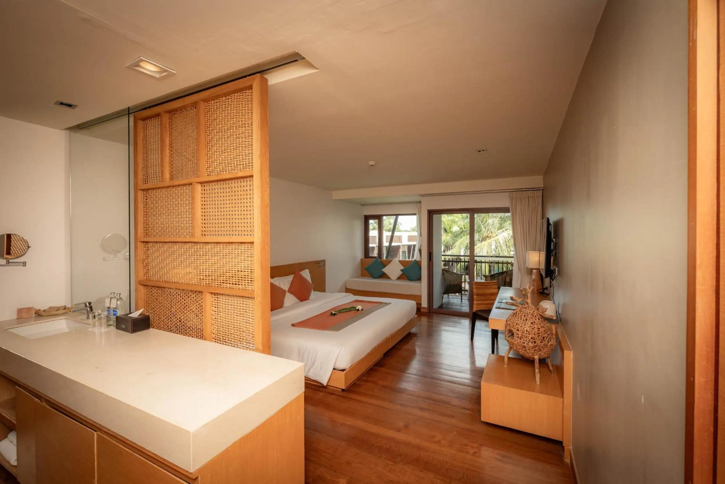 Bed in Prana Resort Nandana